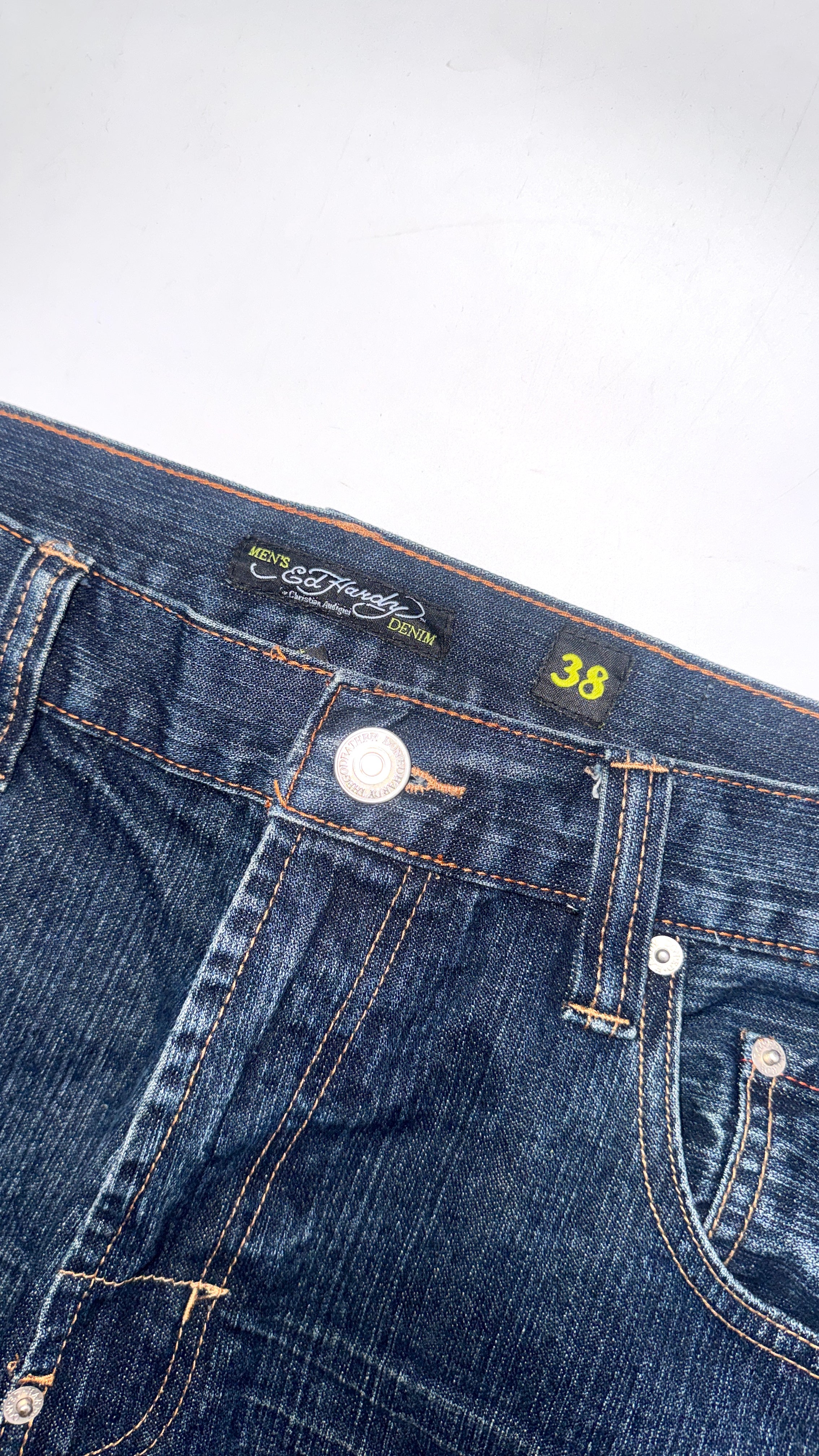2000s Ed Hard “SKULL” Baggy Jeans