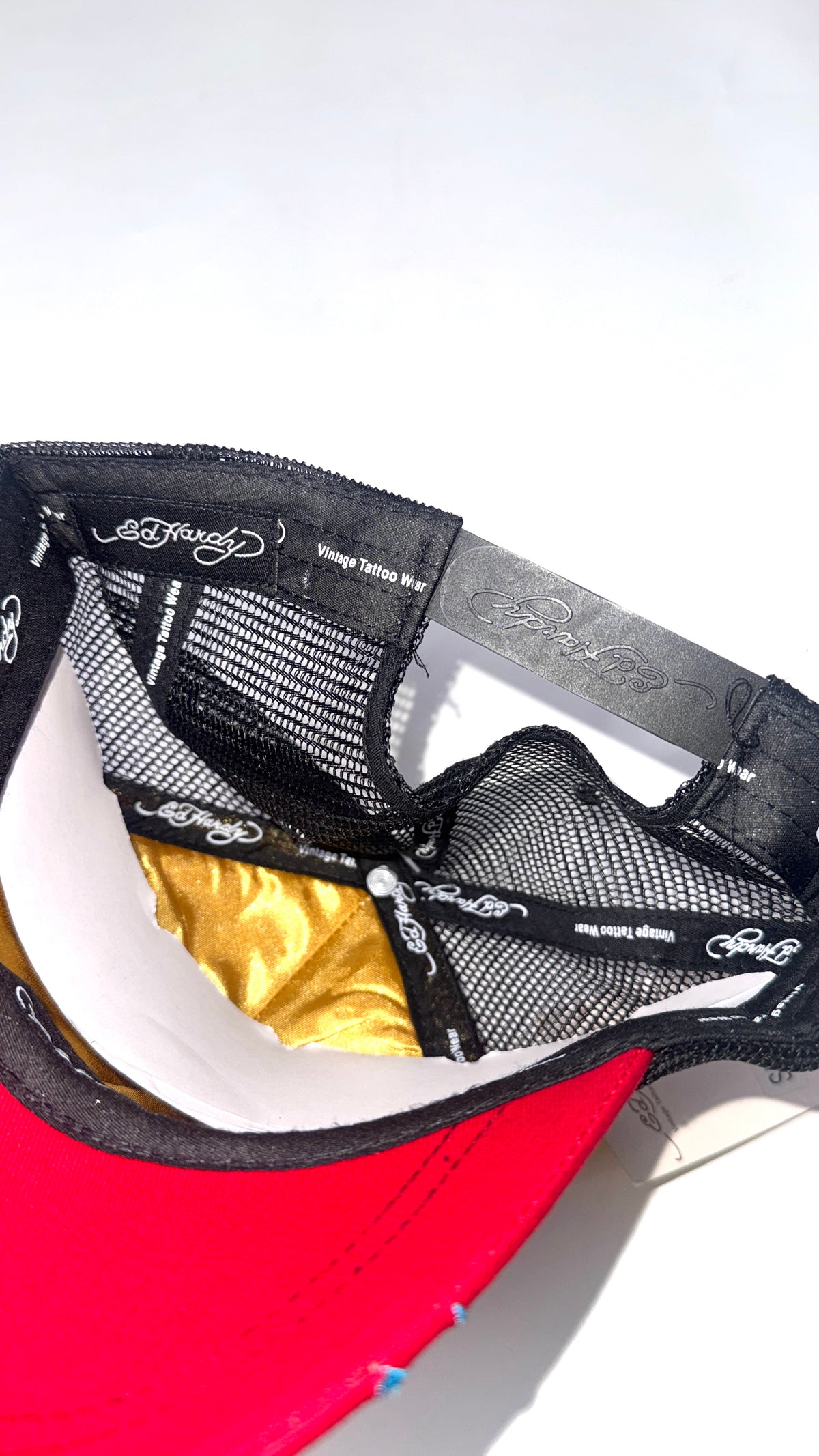 Y2K Ed hardy “Red Skull” Cap