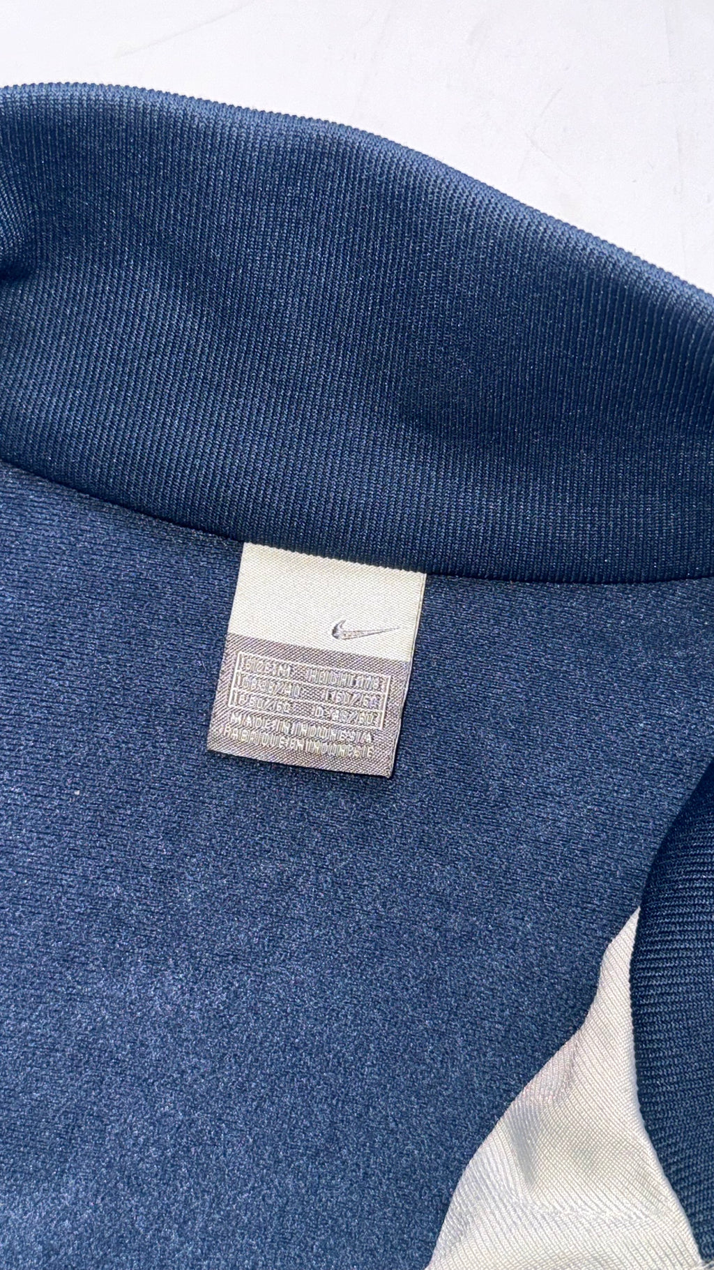 2000s Nike Light Grey/Blue Track Jacket