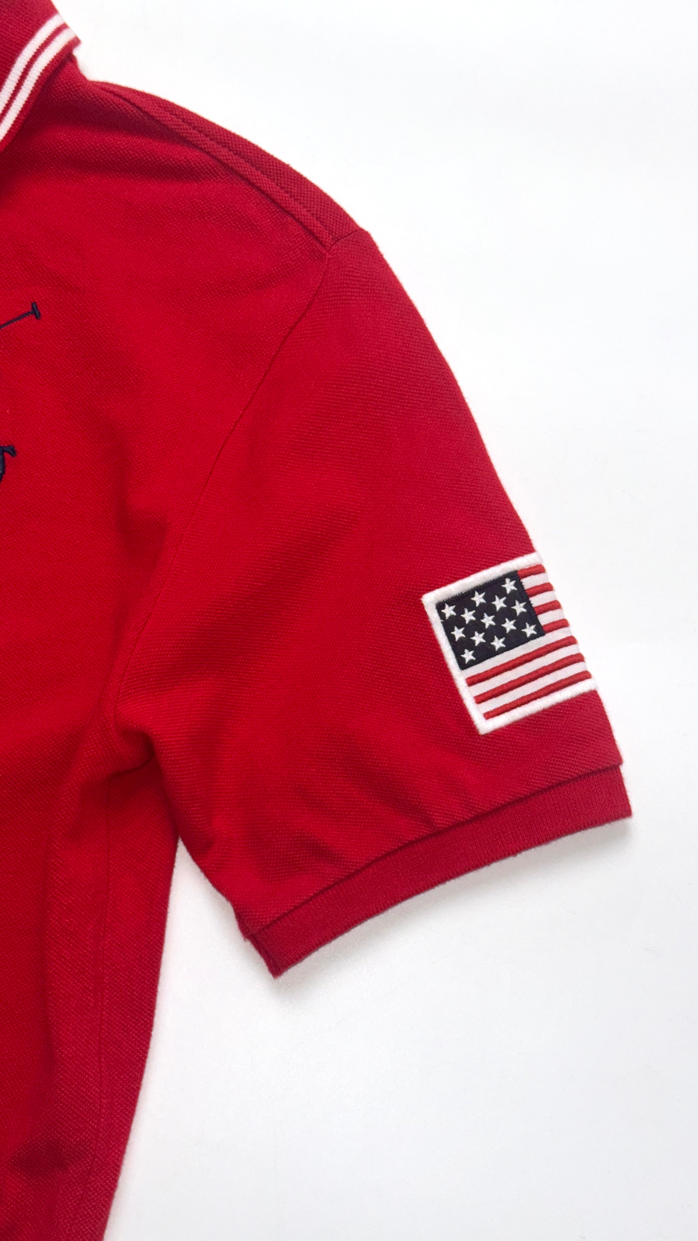 2000s Ralph Lauren Red “USA” Polo Tee