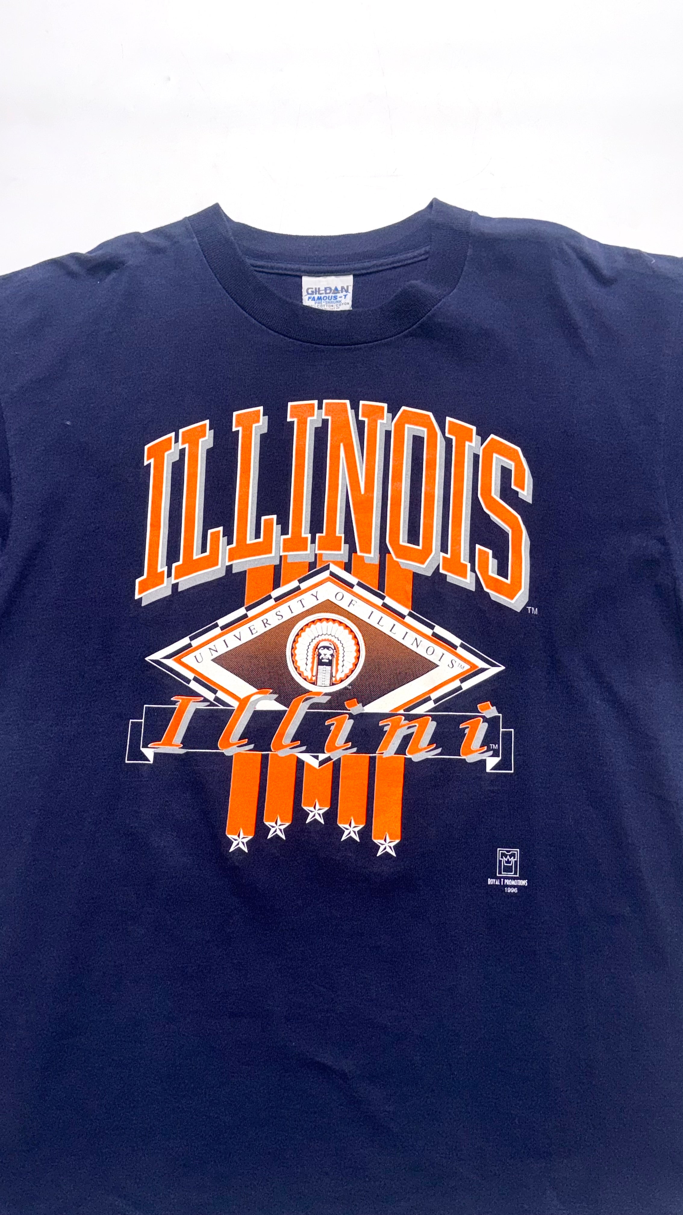 Vintage 1996 University of Illinois Graphic T shirt