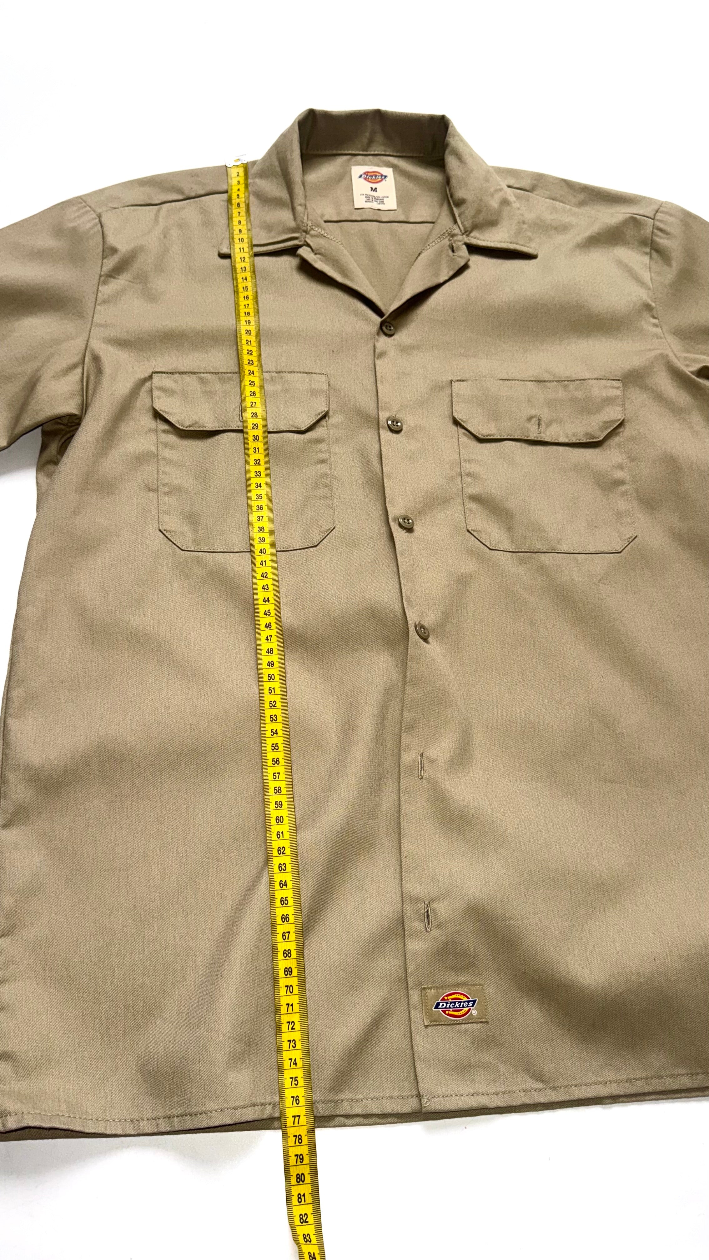 Beige Dickies Button Up Shirt