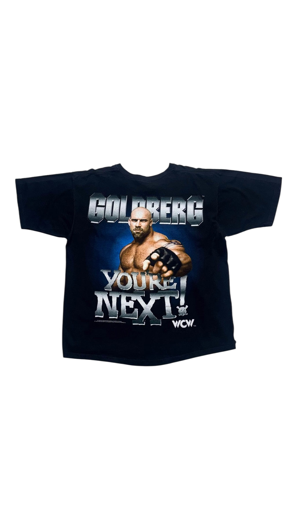 Vintage 1998 Liquid Blue Tag / “Bill Goldberg” WCW Graphic T shirt