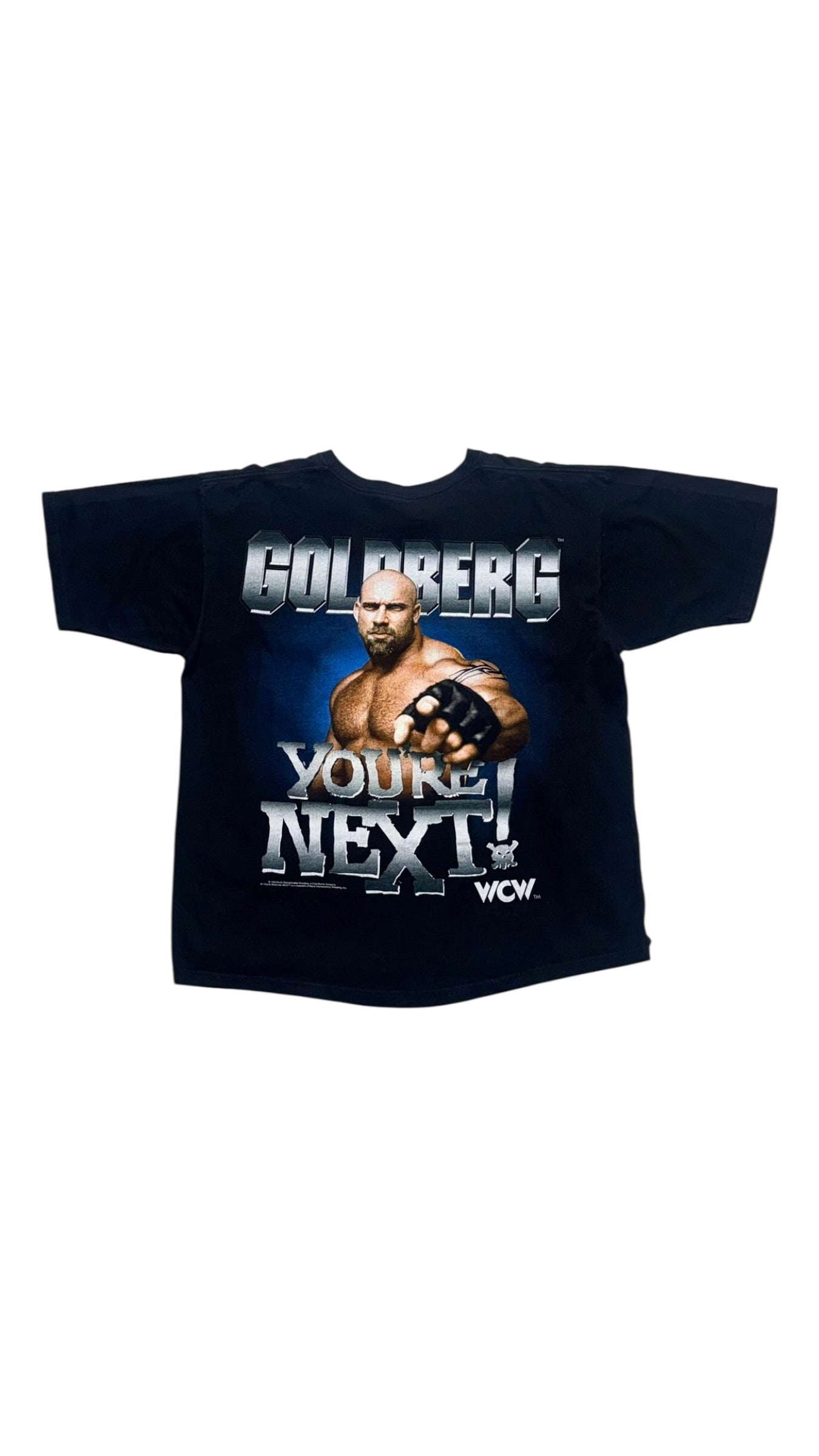 Vintage 1998 Liquid Blue Tag / “Bill Goldberg” WCW Graphic T shirt