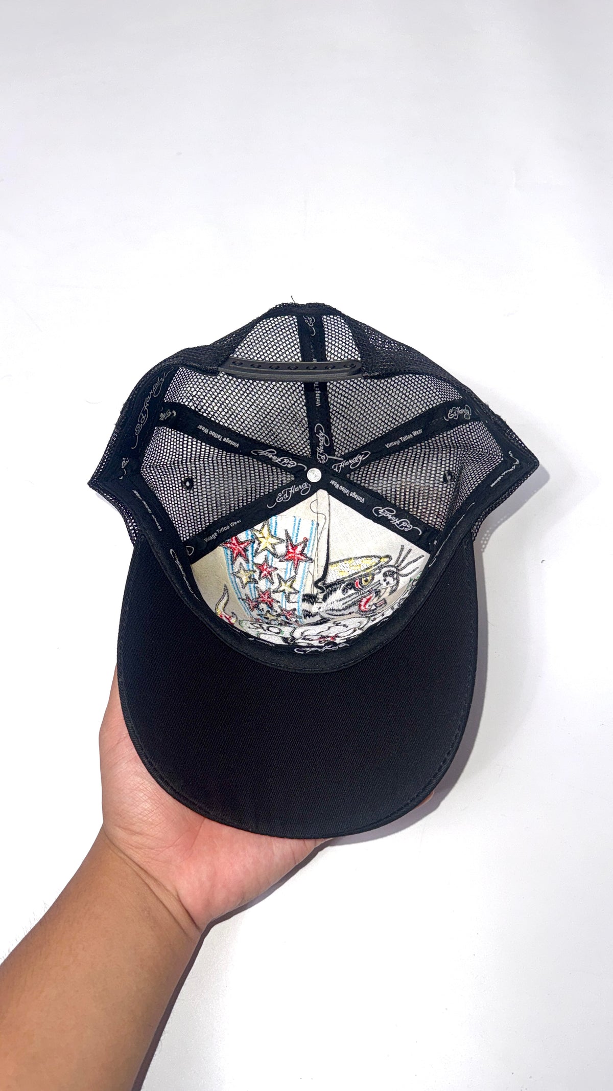 Y2K Ed Hardy “Flamed Skull” Cap