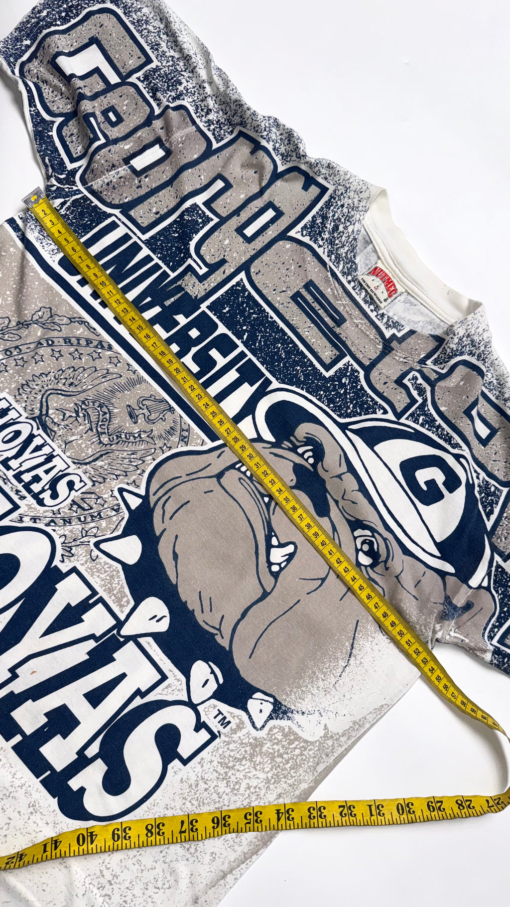 90s Georgetown All Over Print Graphic Tee