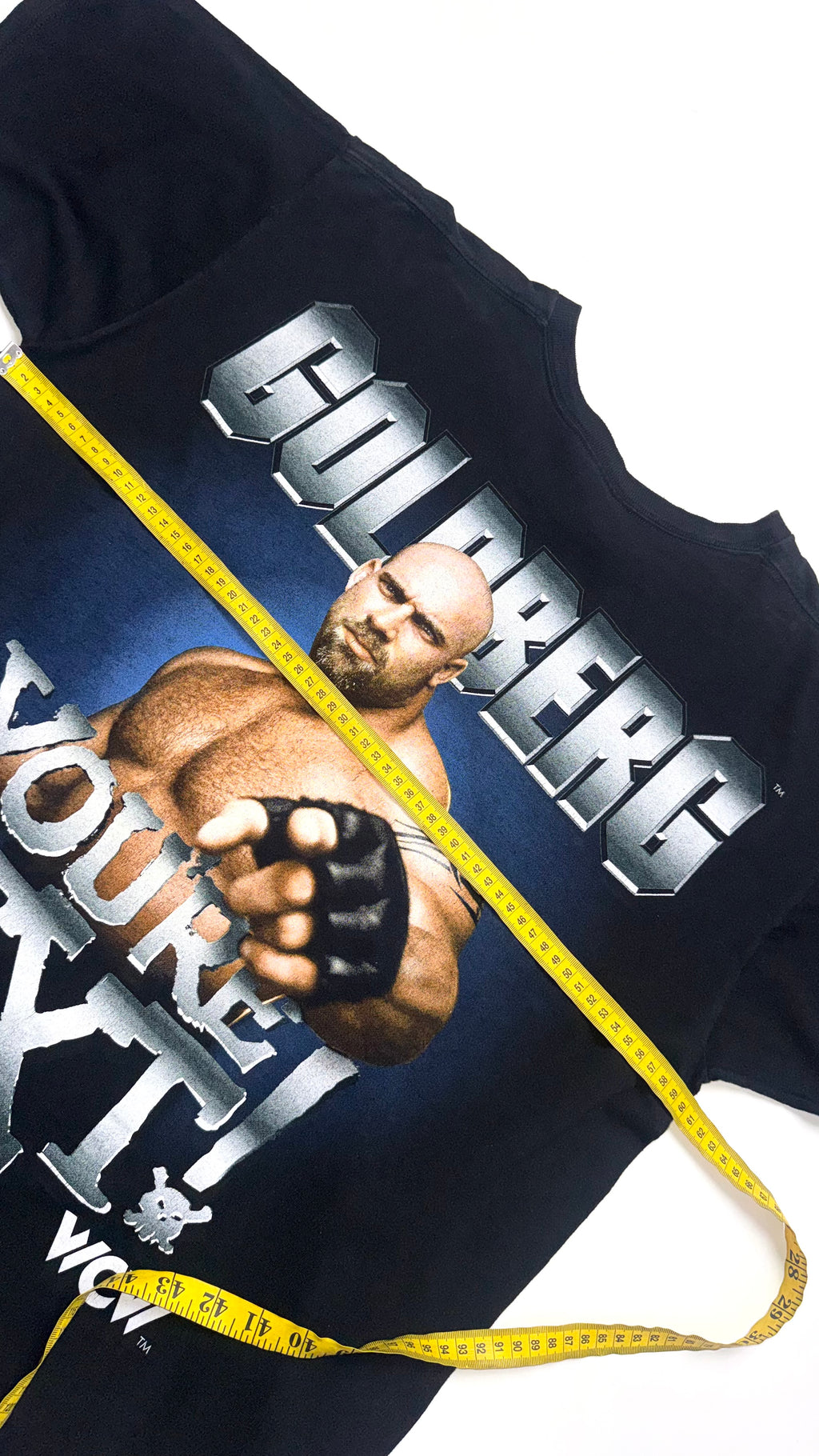Vintage 1998 Liquid Blue Tag / “Bill Goldberg” WCW Graphic T shirt