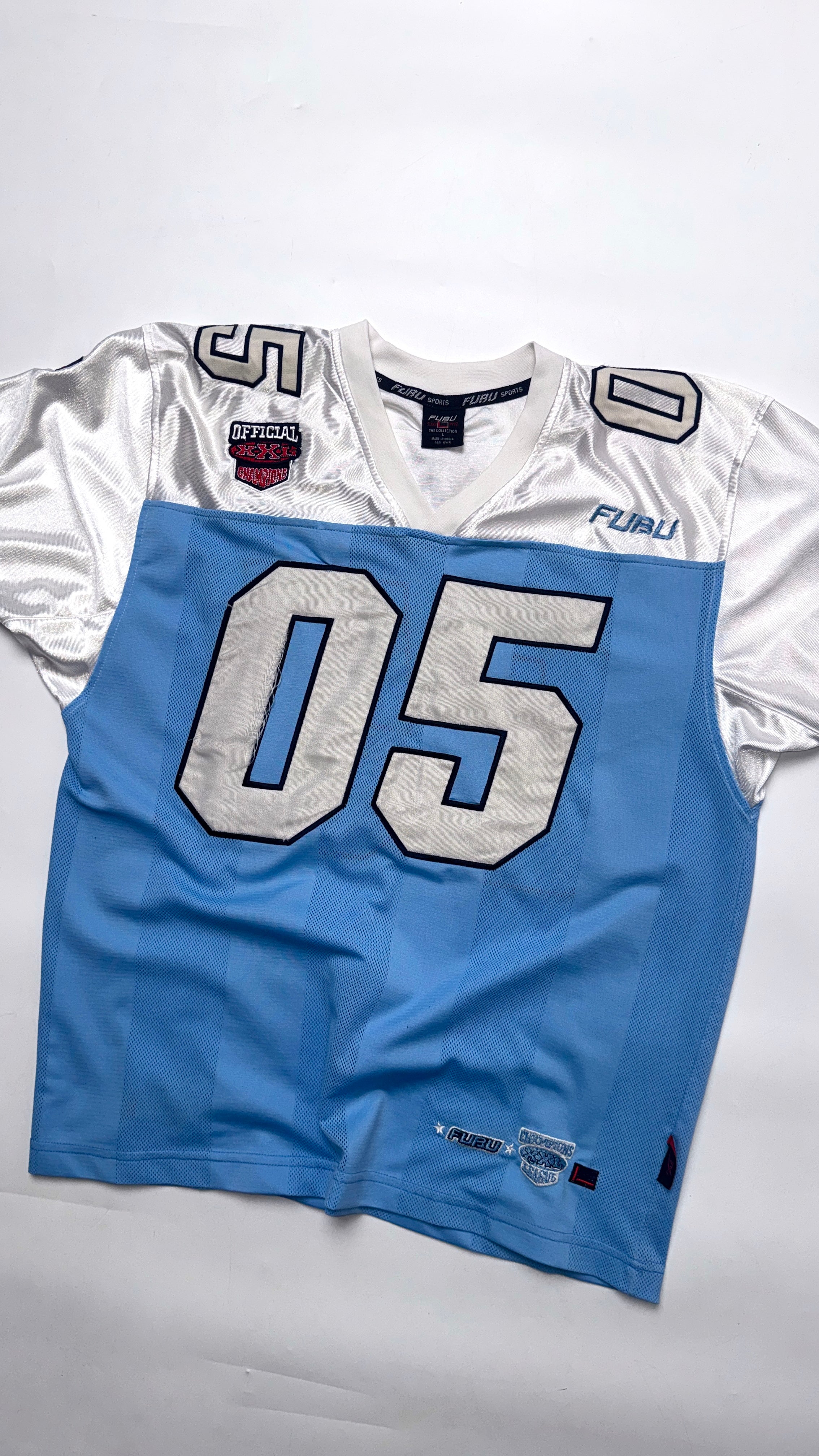 2000s FUBU Baby Blue Jersey