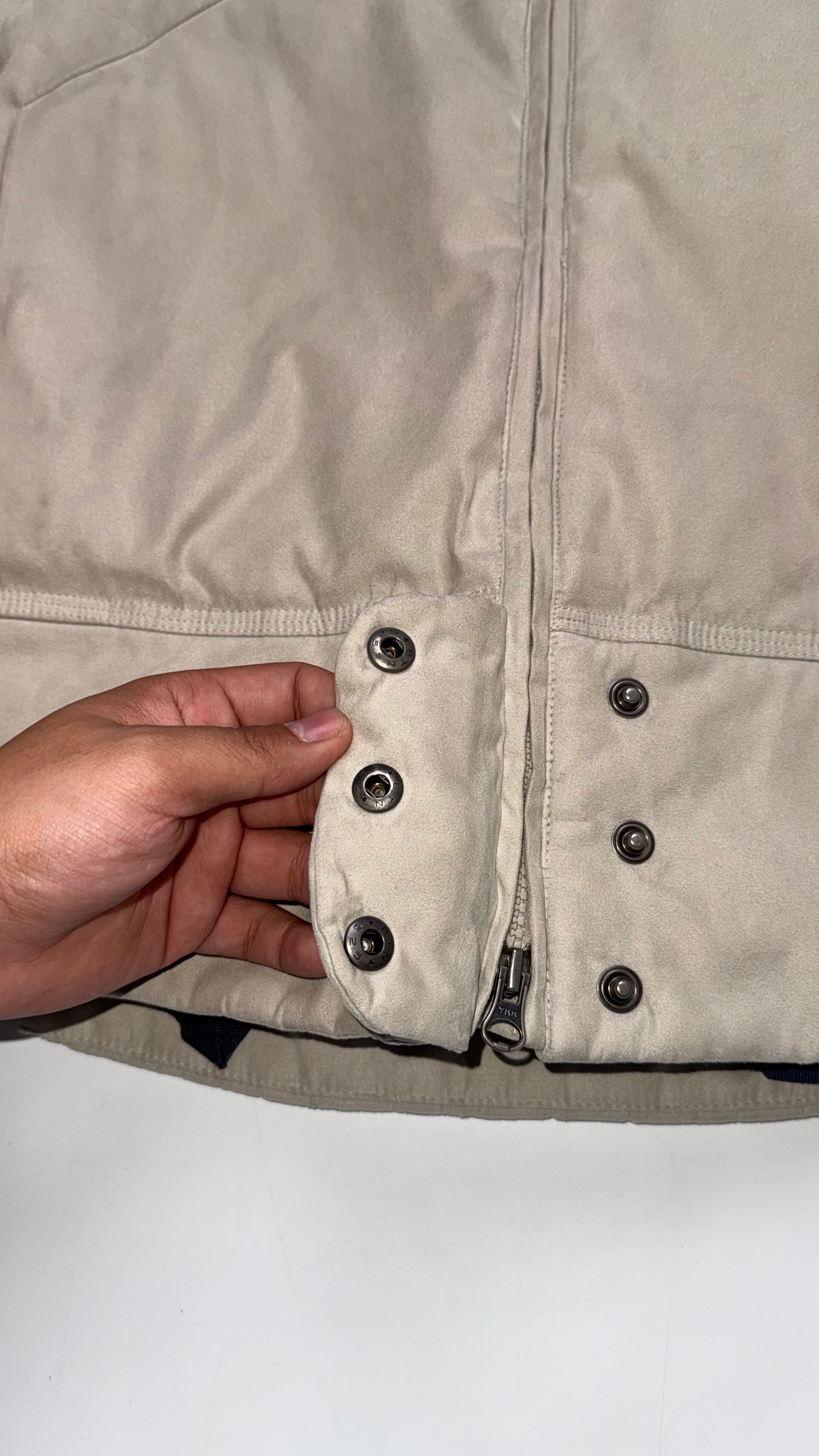 Vintage Nike ACG Women's Tan Puffer Goose Down Coat Jacket