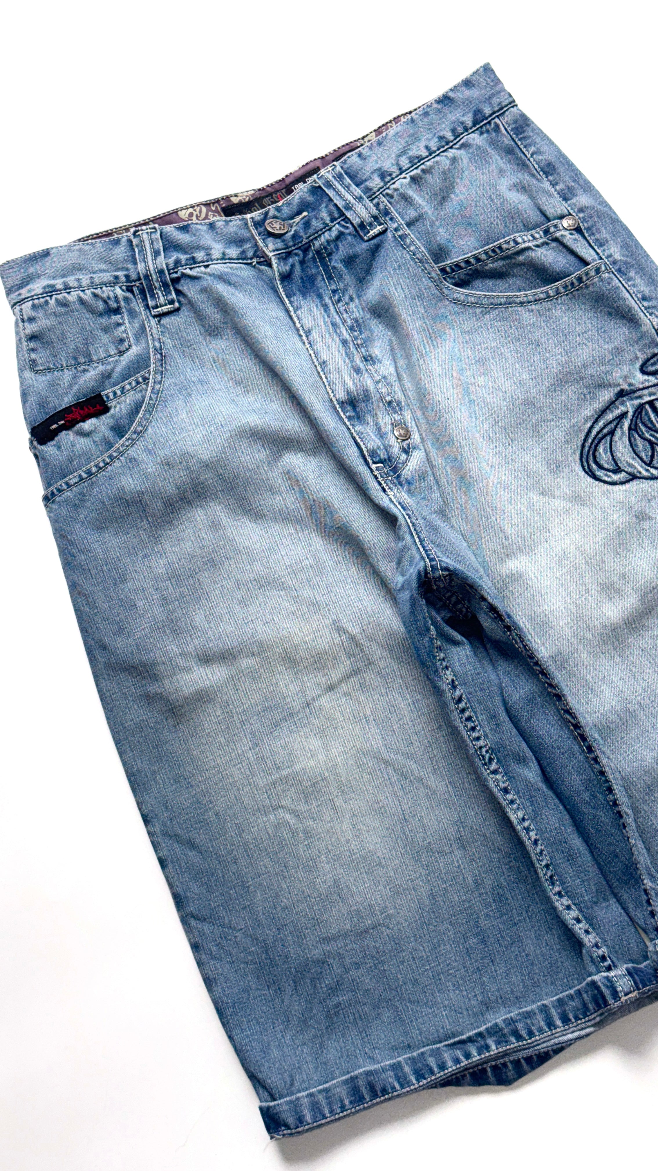 2000s Tribal Baggy Jorts