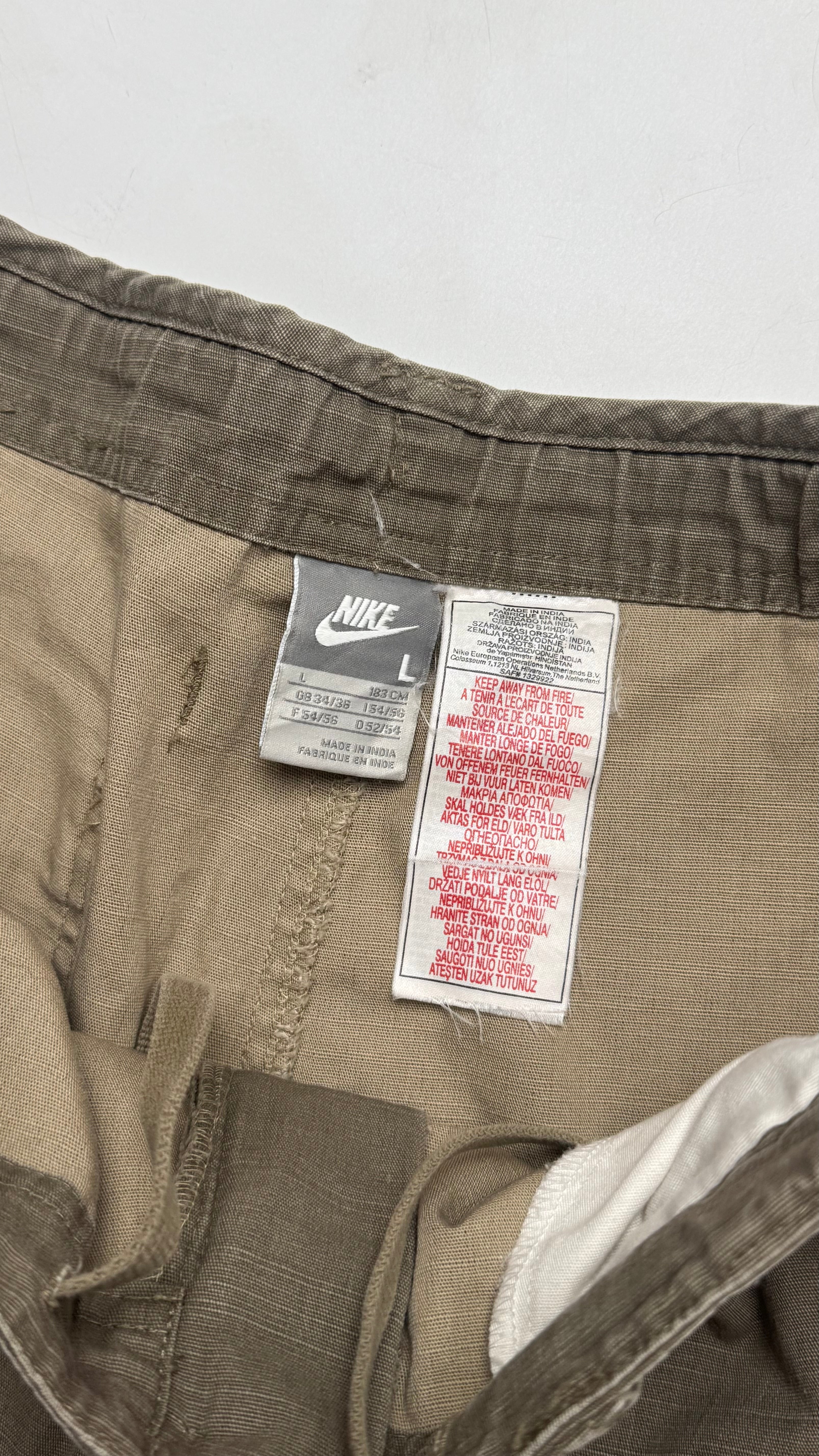 2000s Nike Brown/ Khaki Cargo Pants
