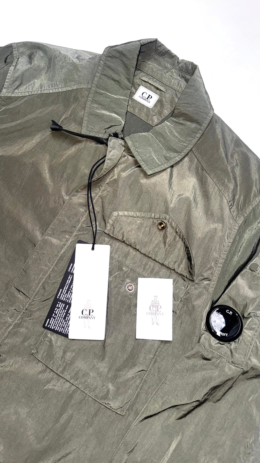 C.P Company Khaki Chrome-R Lightweight Windbreaker Jacket