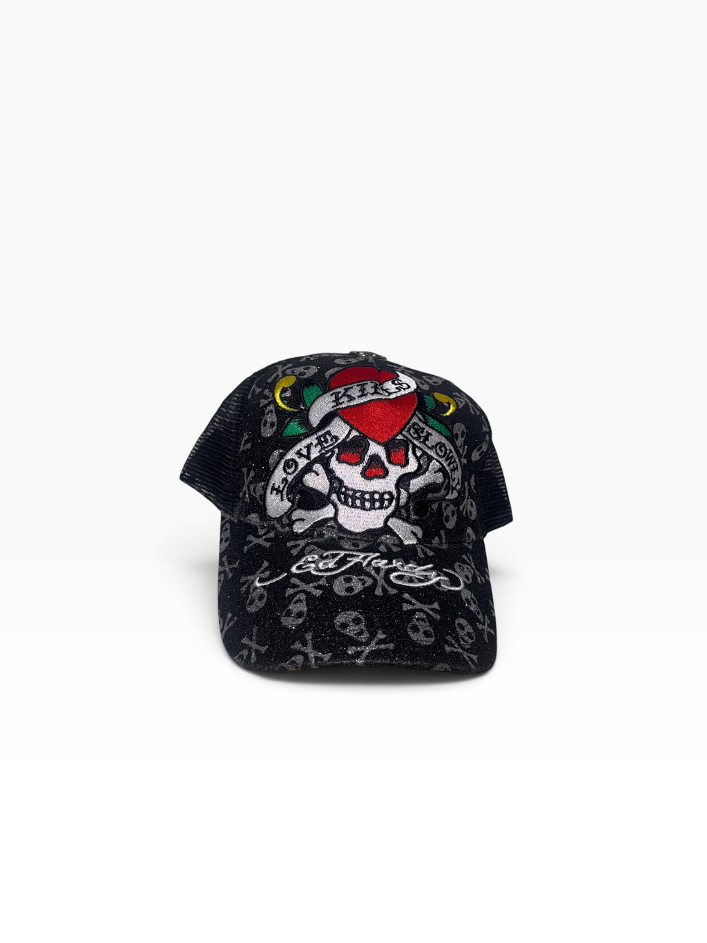 Y2K Ed Hardy “Shiny Skull” Cap