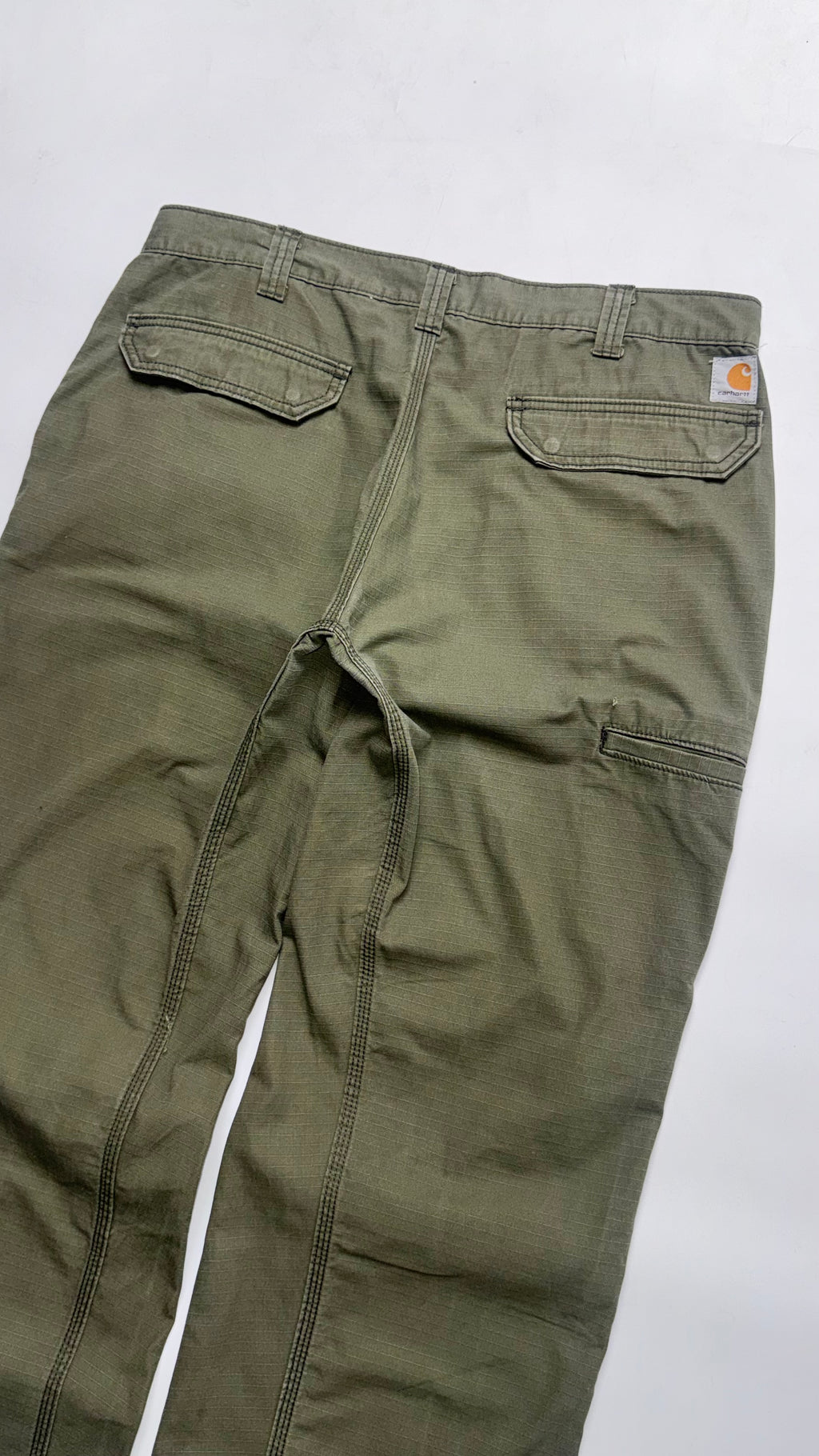 Dark Green Khaki Carhartt Cargo Pants