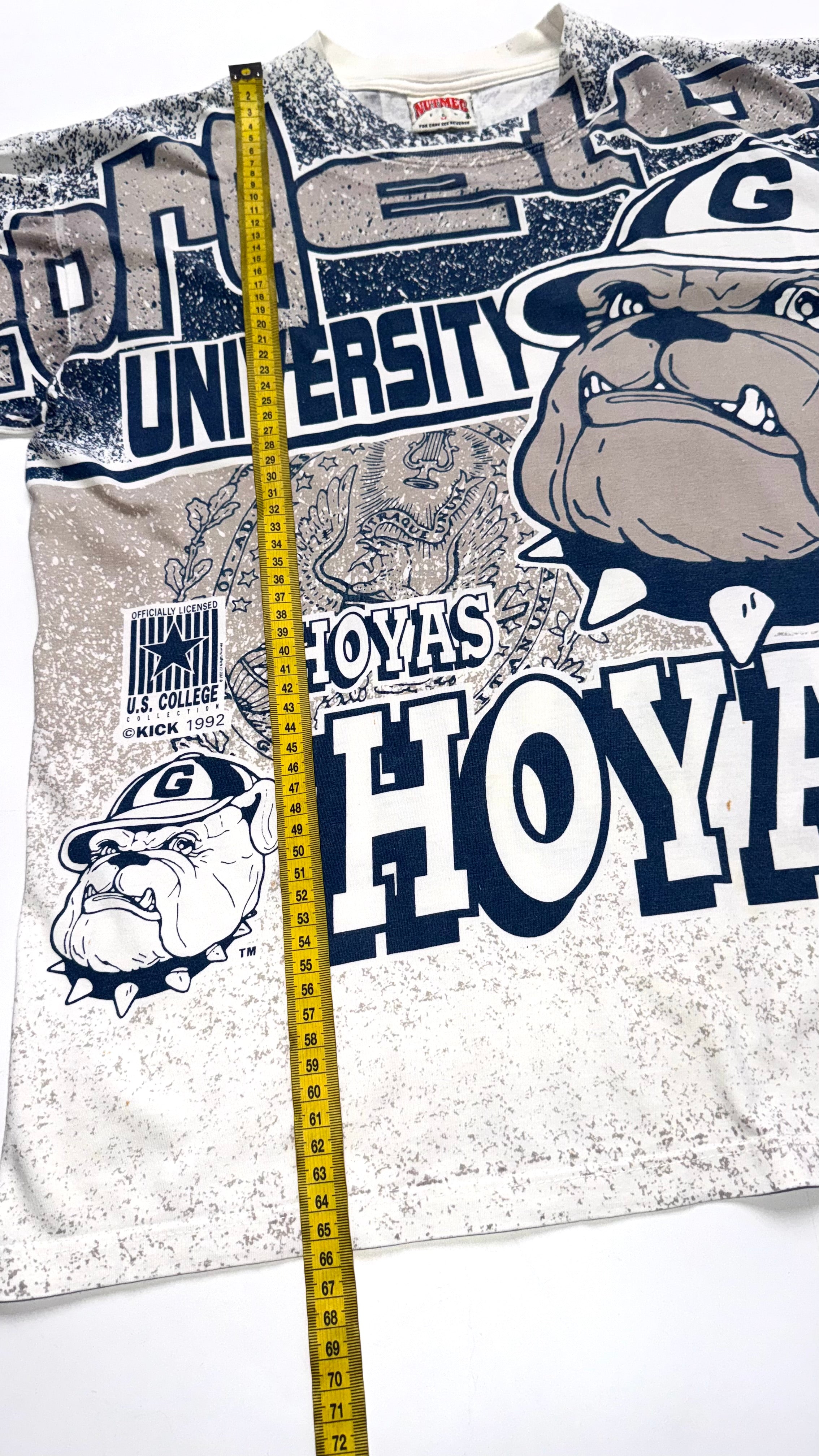 90s Georgetown All Over Print Graphic Tee