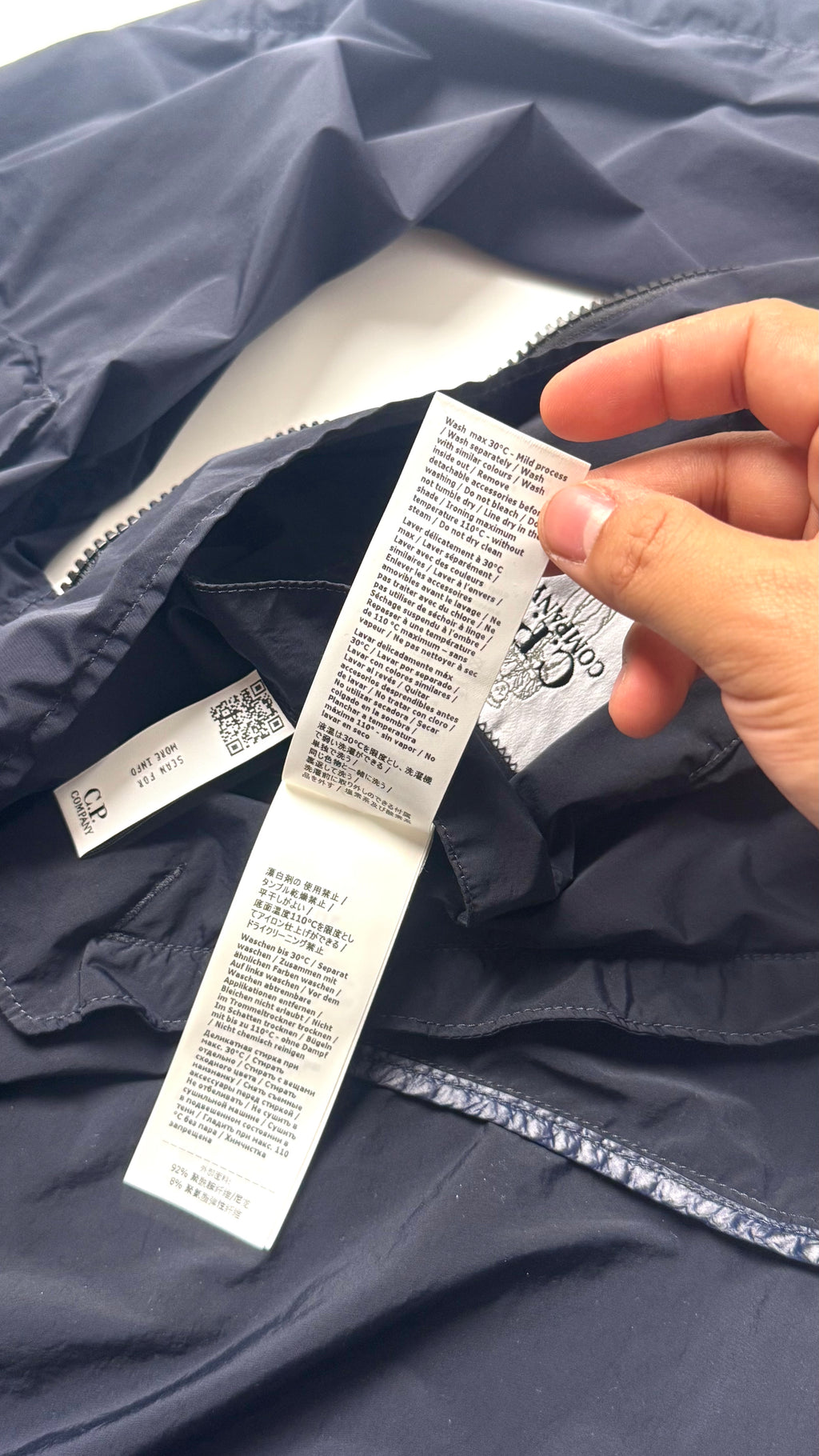 Deadstock CP Company Lightweight Dark Navy Blue Jacket