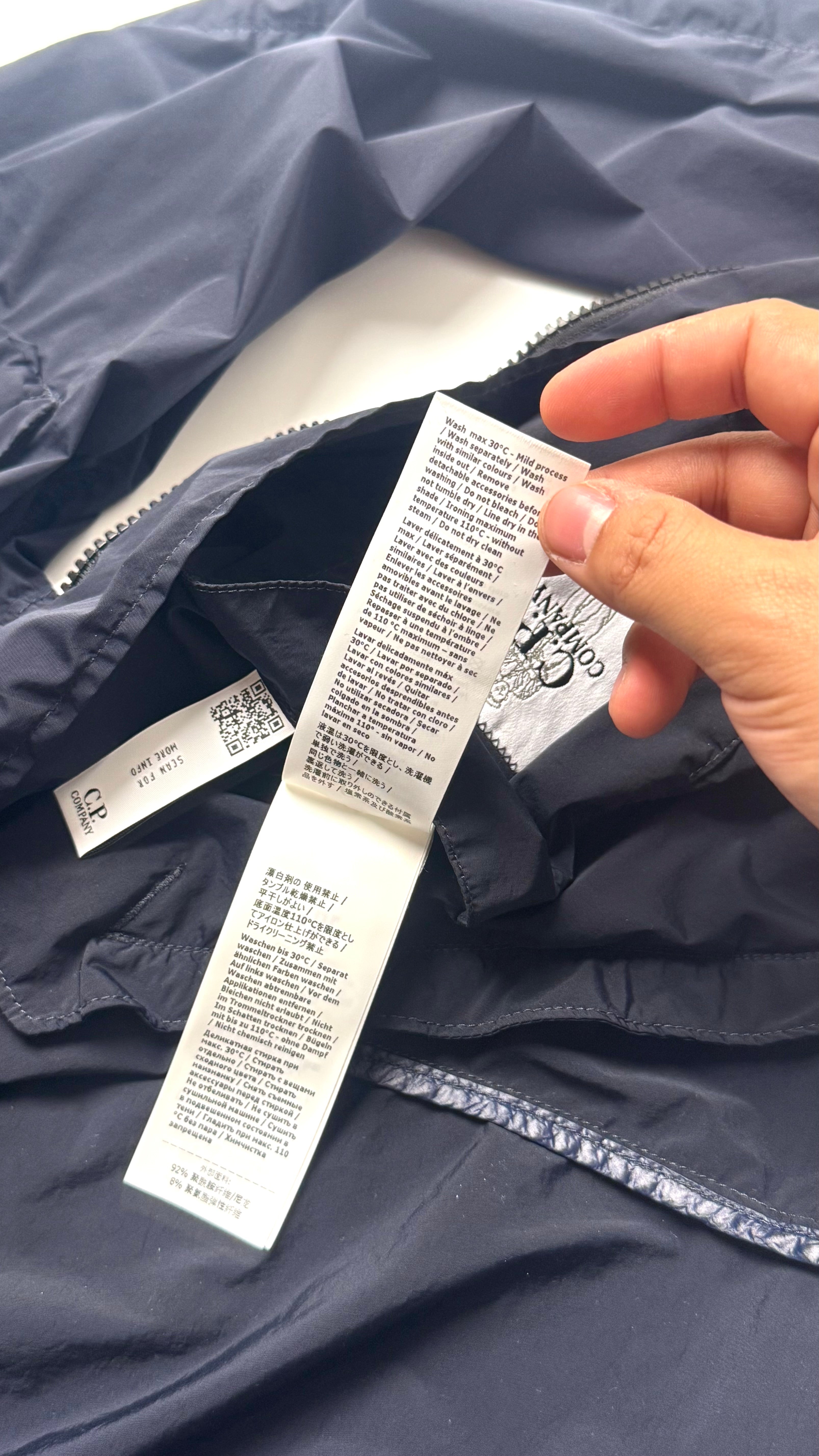 Deadstock CP Company Lightweight Dark Navy Blue Jacket
