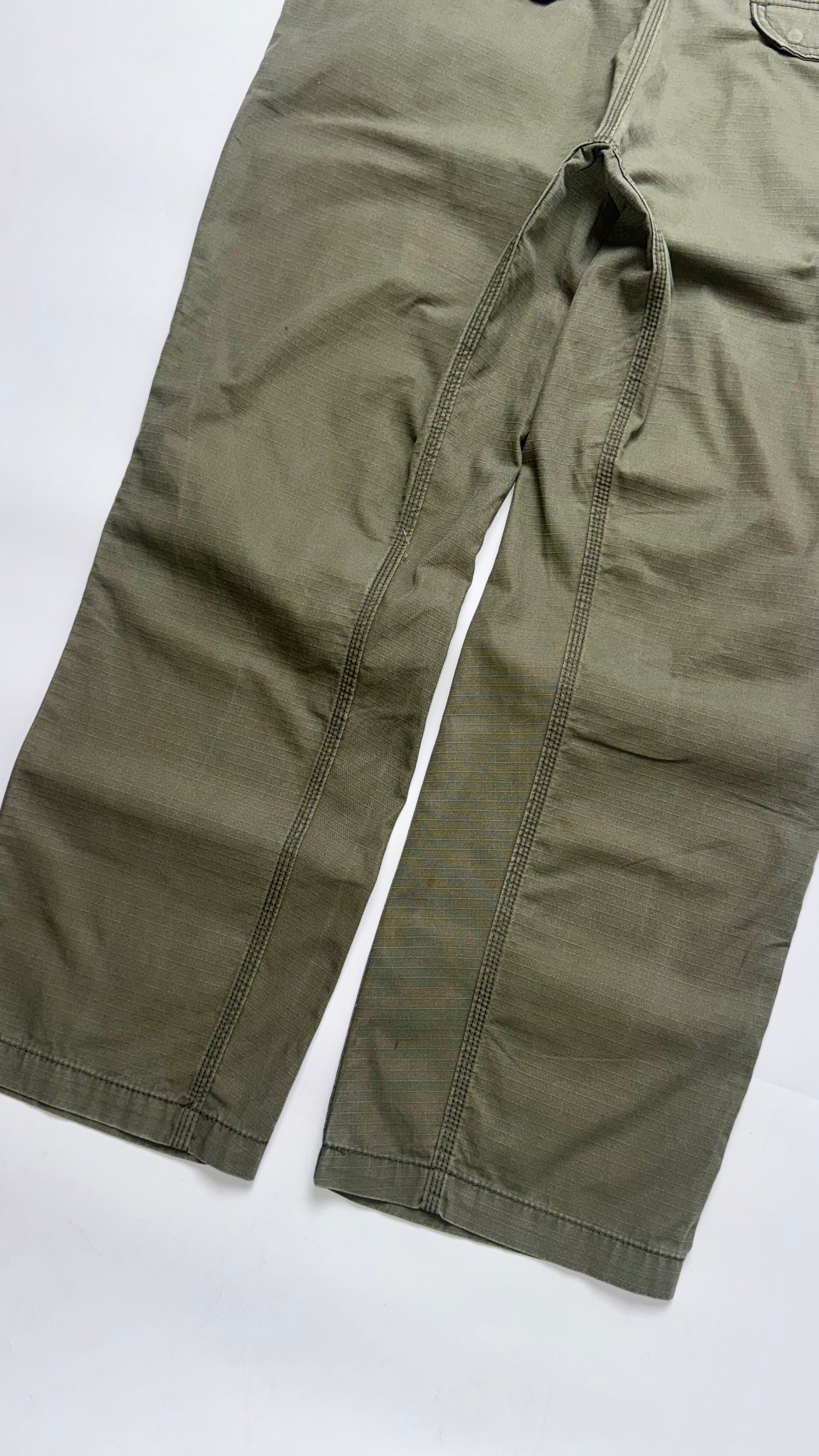 Dark Green Khaki Carhartt Cargo Pants