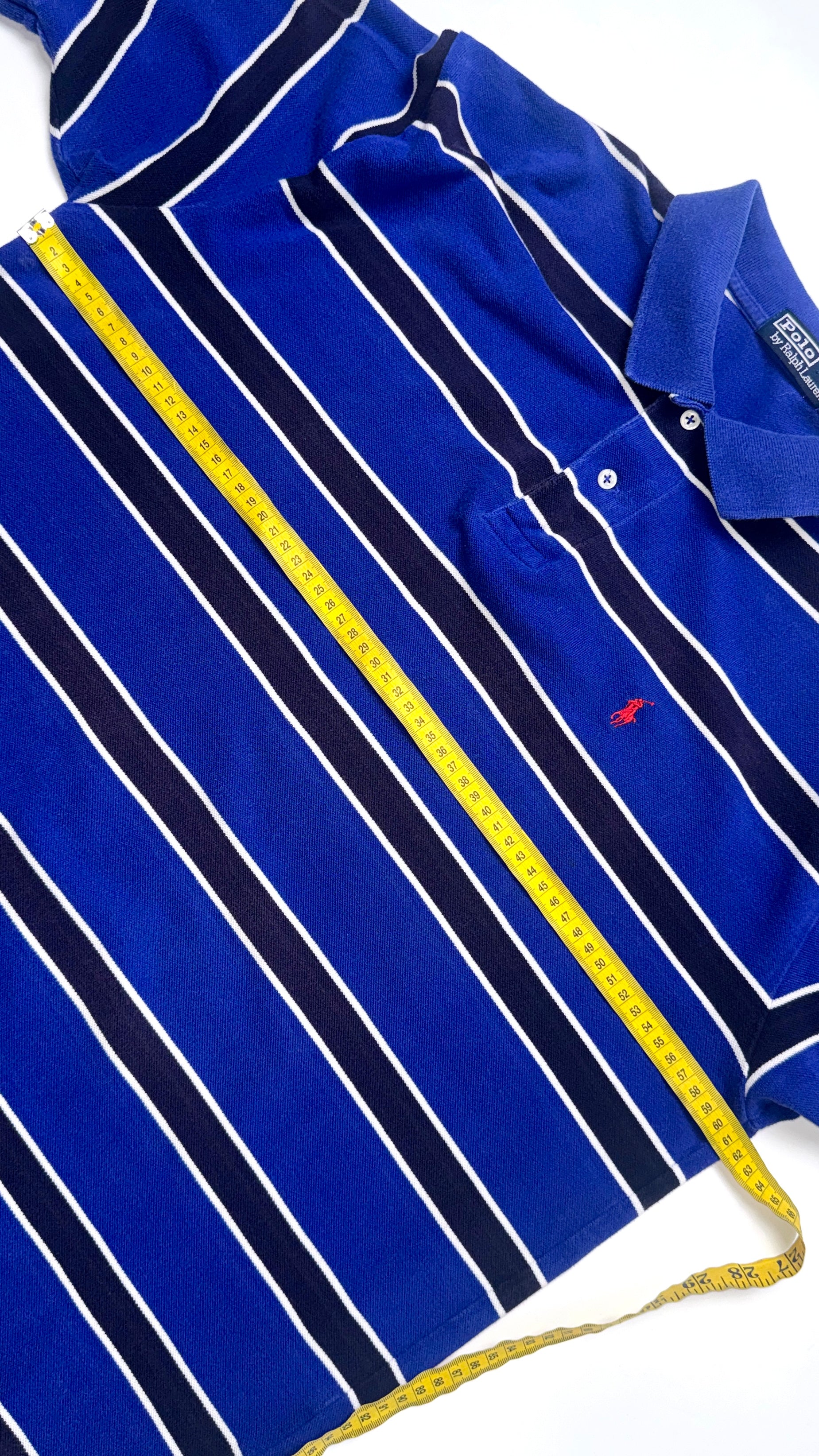 00s Ralph Lauren Stripped Polo T shirt