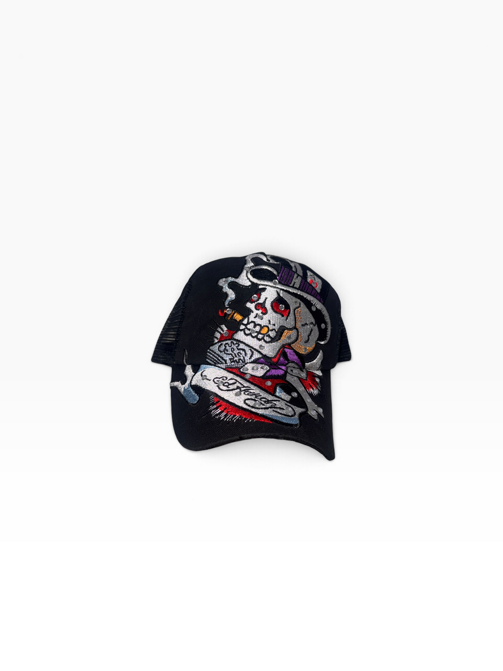 Y2K Ed hardy “ACE card Skull” Cap