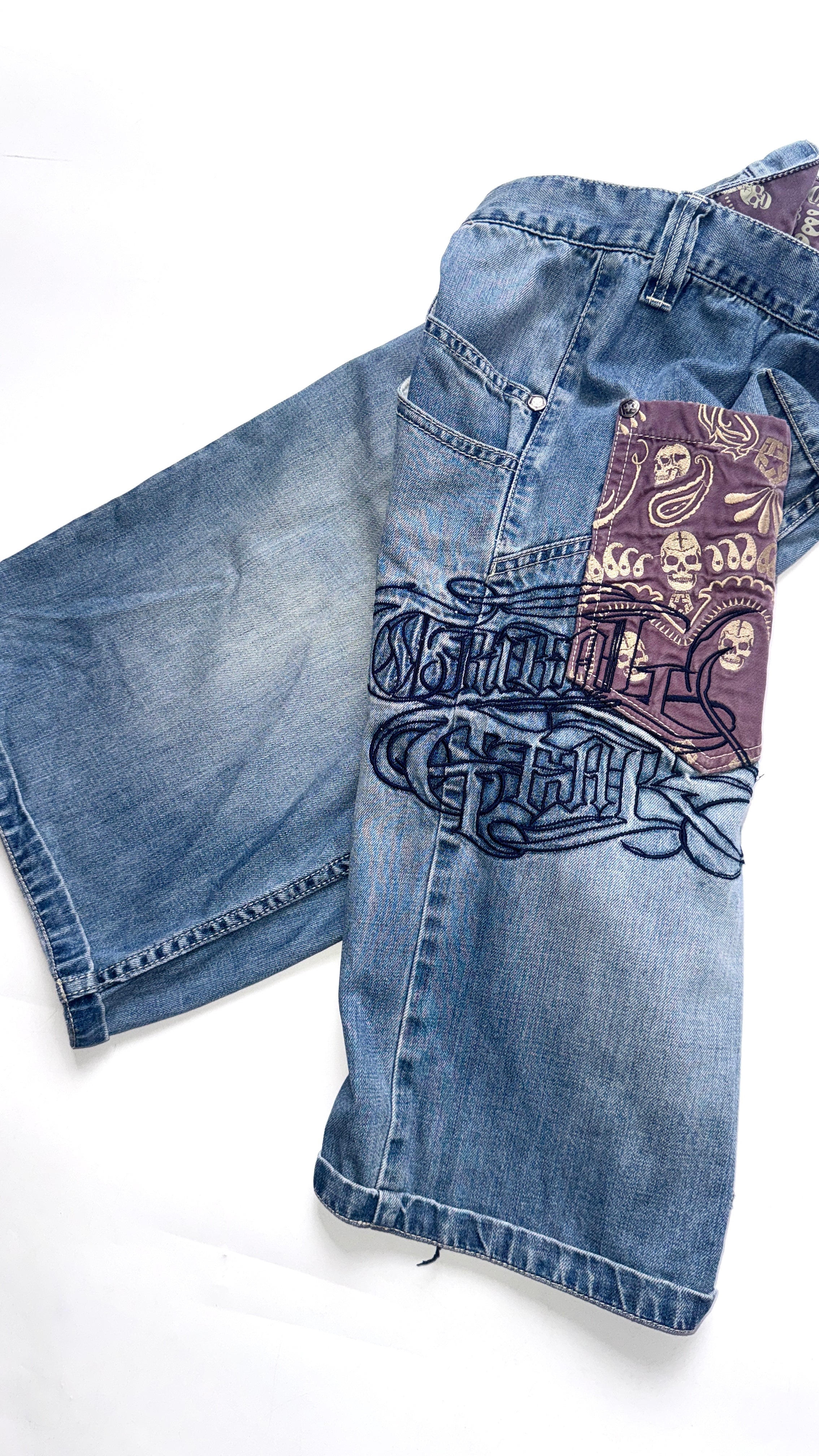 2000s Tribal Baggy Jorts