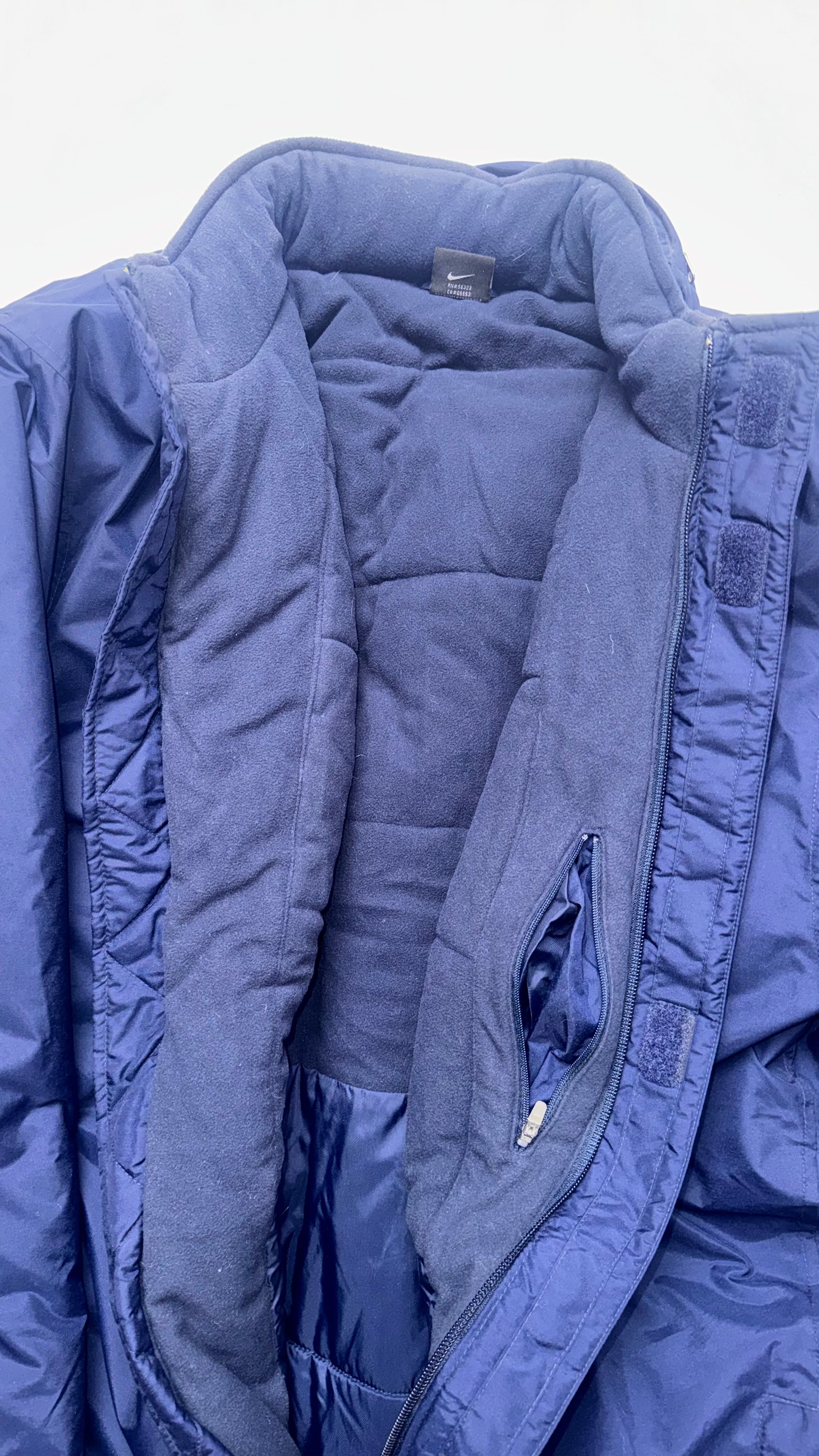 Vintage Nike Inter Milan 2003-04 Coach Heavy Winter Jacket