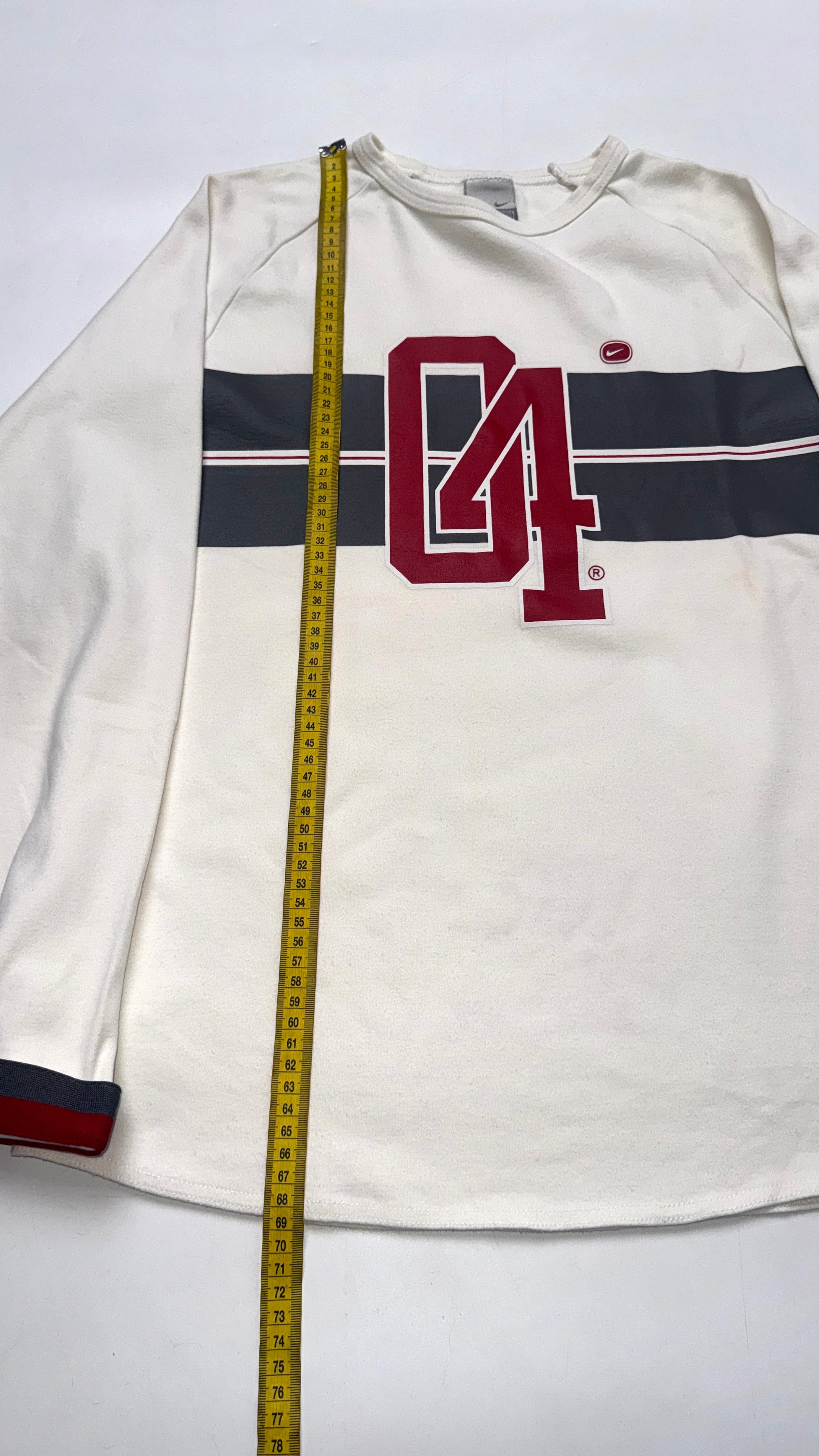2000s White Nike Cortez Long sleeve shirt