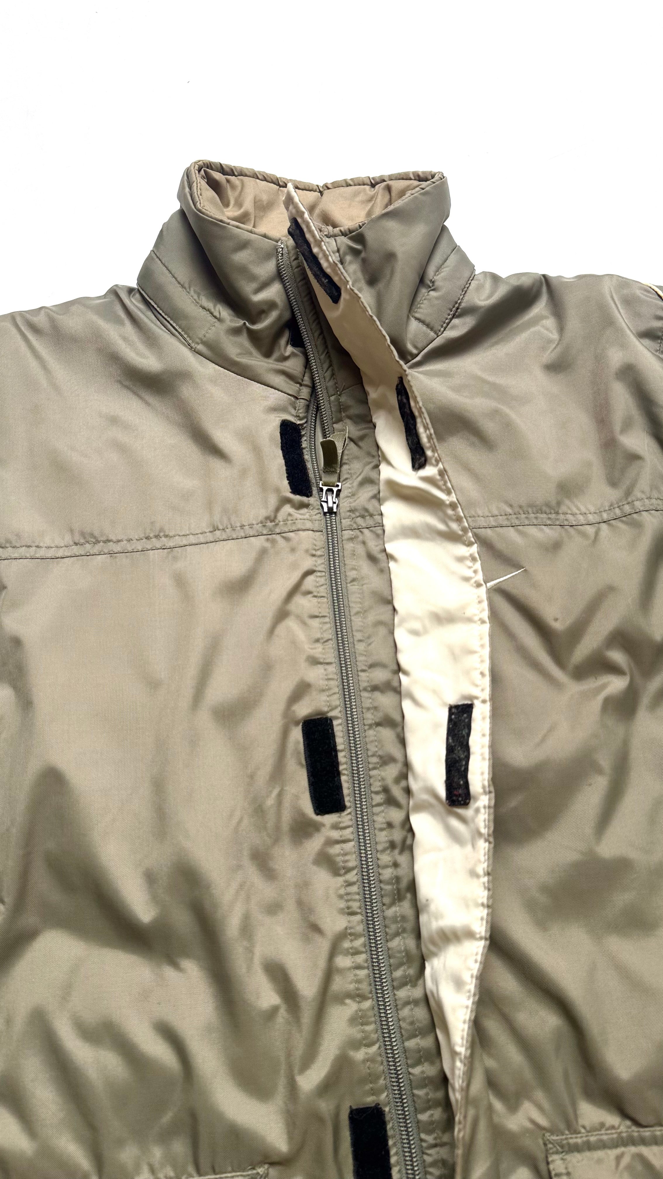 2000s Khaki Nike Lightweight winter jacket