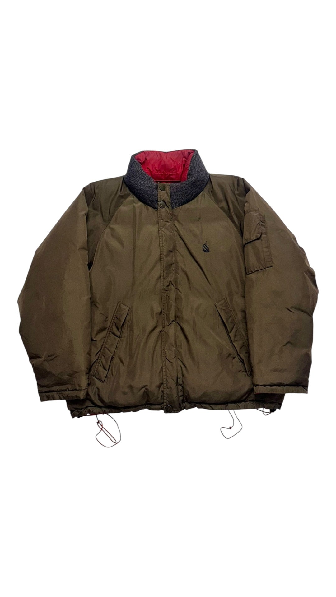 90s Vintage Reversible Nautica Bomber Winter Jacket