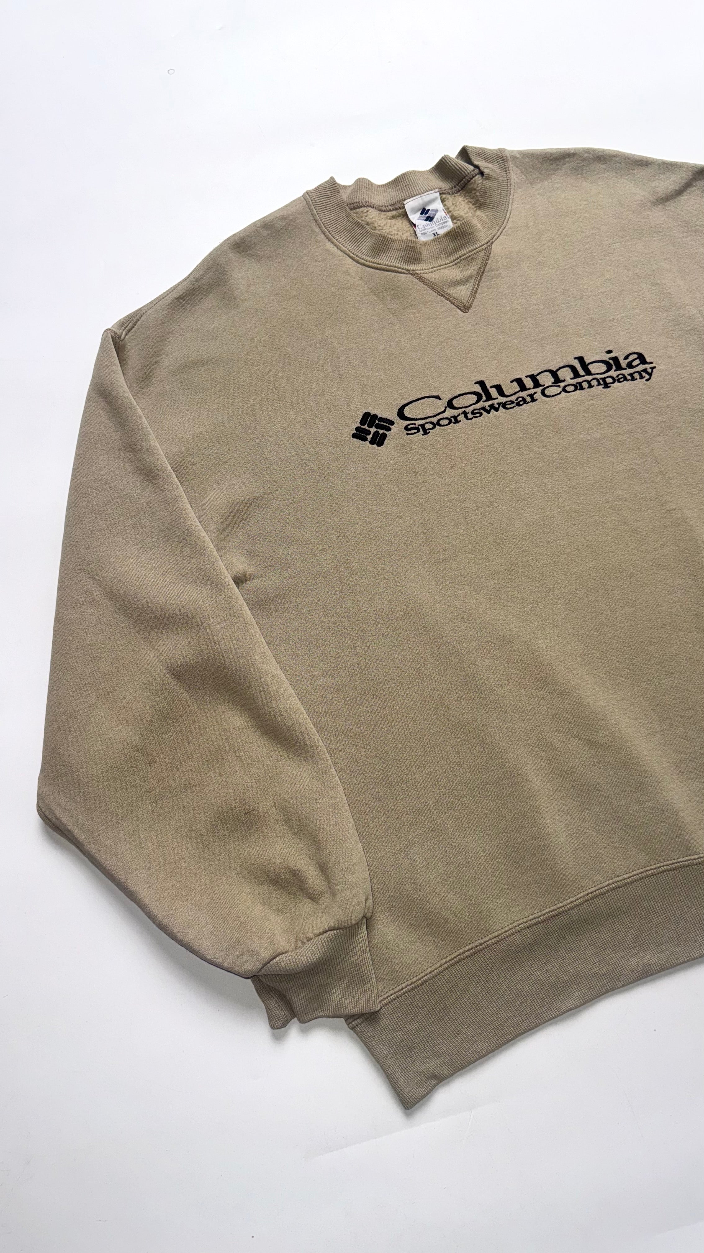 90s Columbia Beige Crewneck