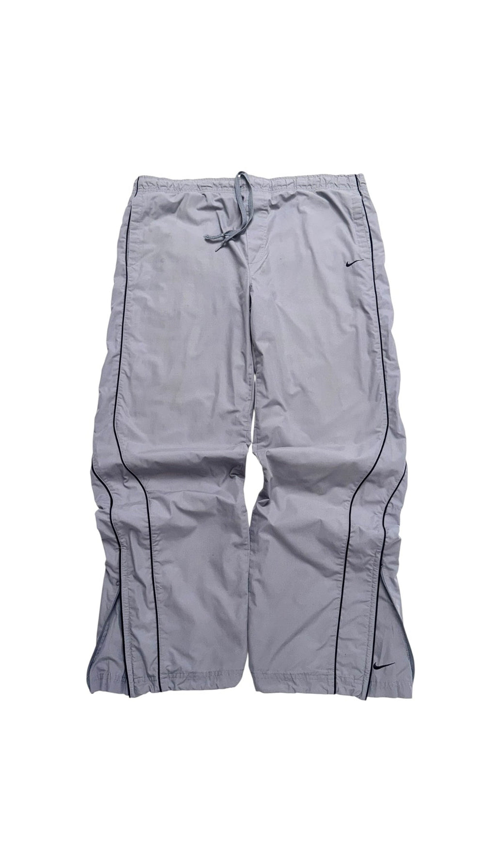 2000s Grey Nike Track Parachute Pants