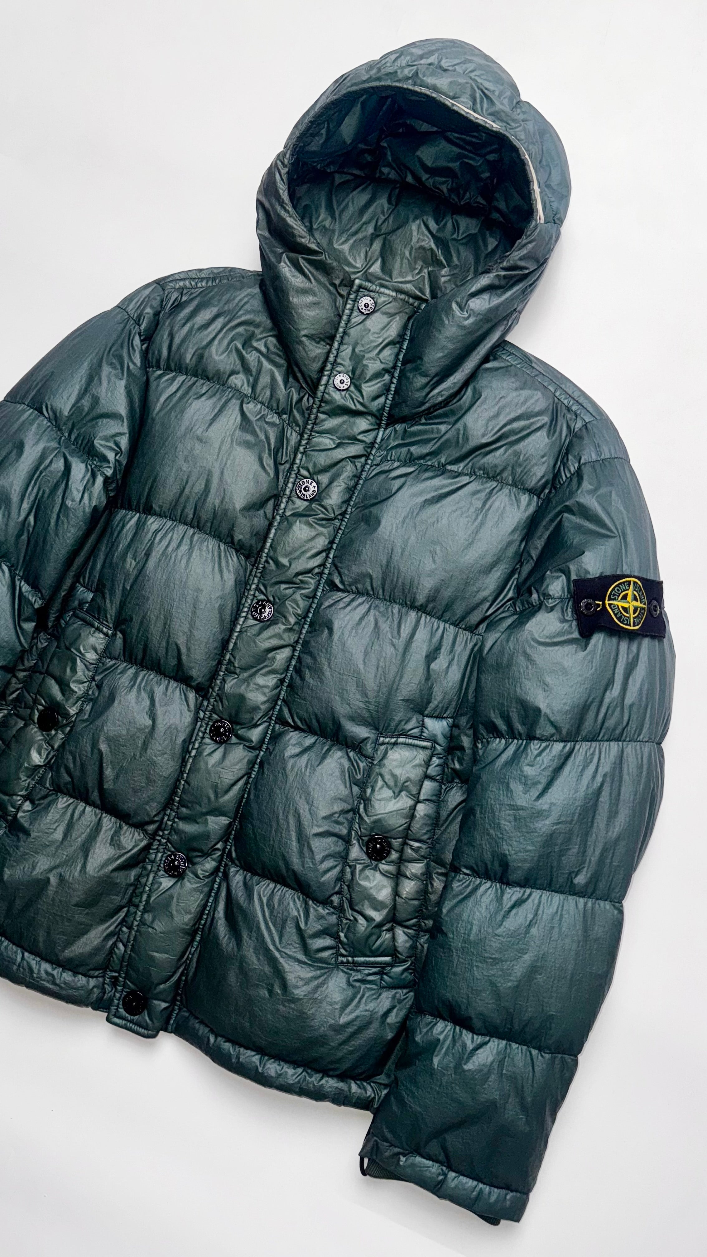 SS13 Stone Island Dark Green Puffer Jacket