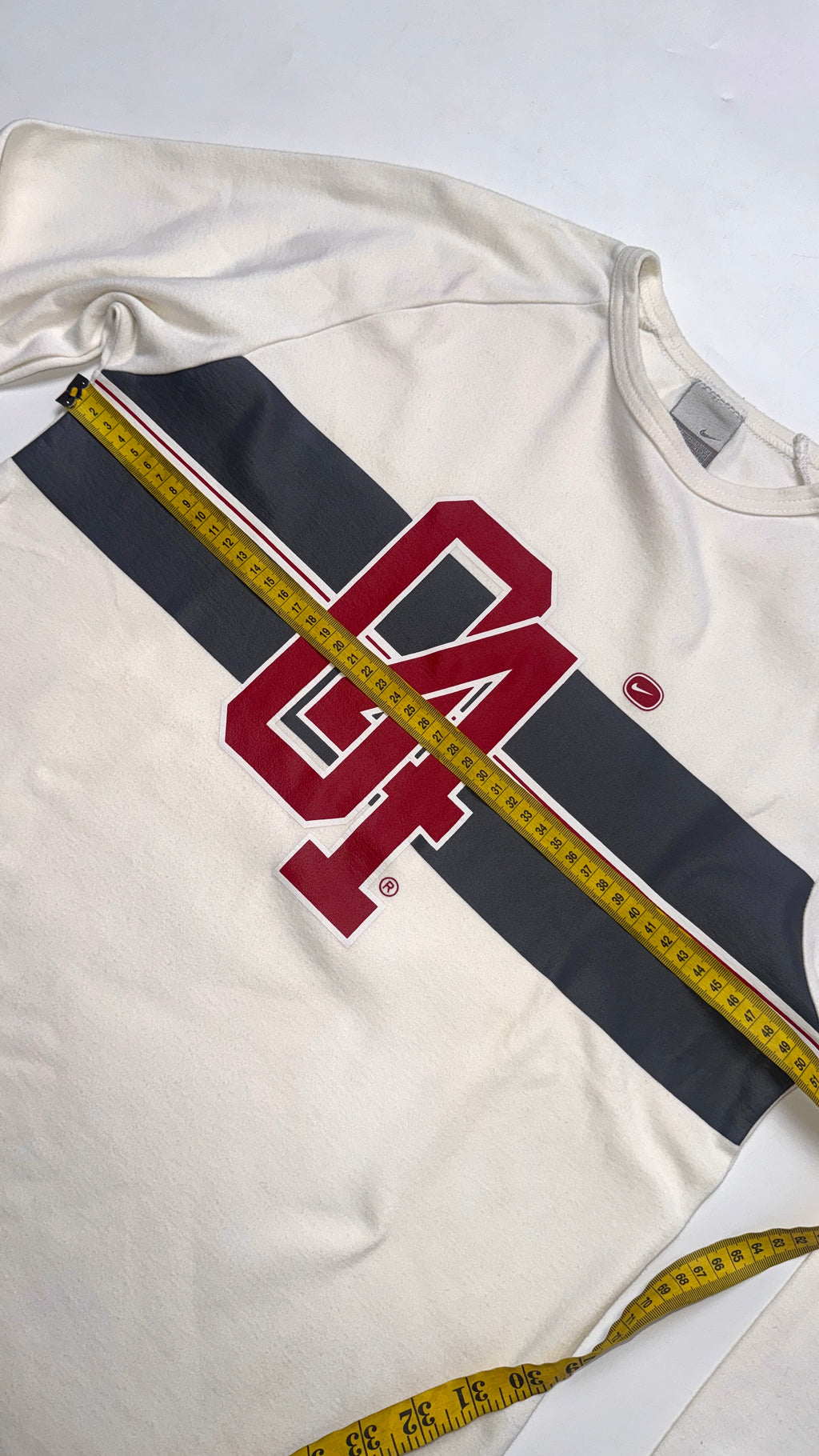 2000s White Nike Cortez Long sleeve shirt