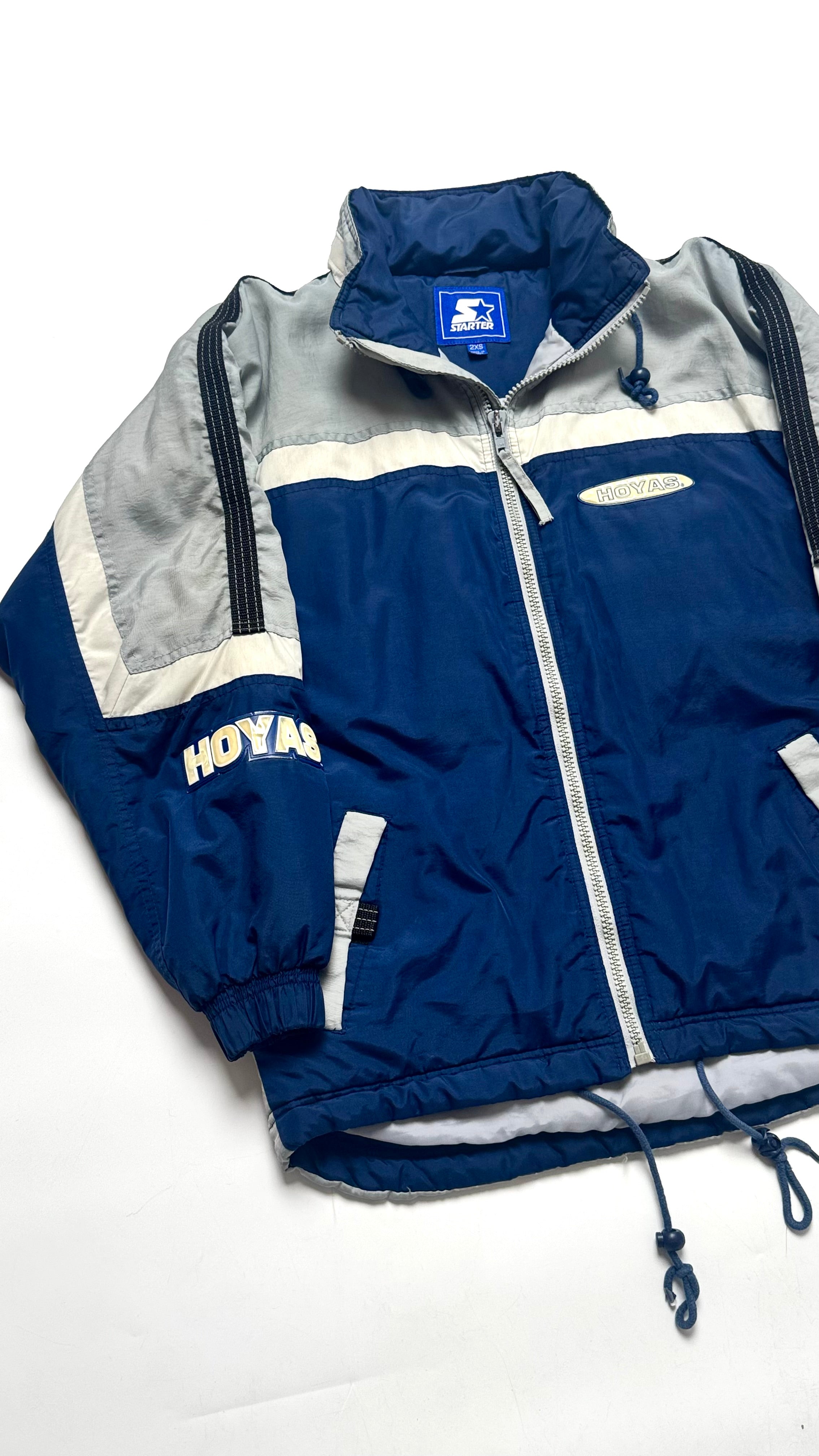 90s Vintage Georgetown Hoyas Puffer Winter Jacket