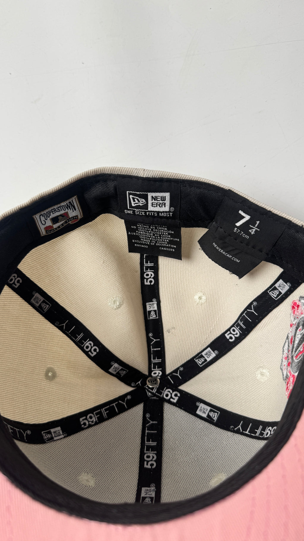 New Era Cream And pink “LA Dodgers” CAP