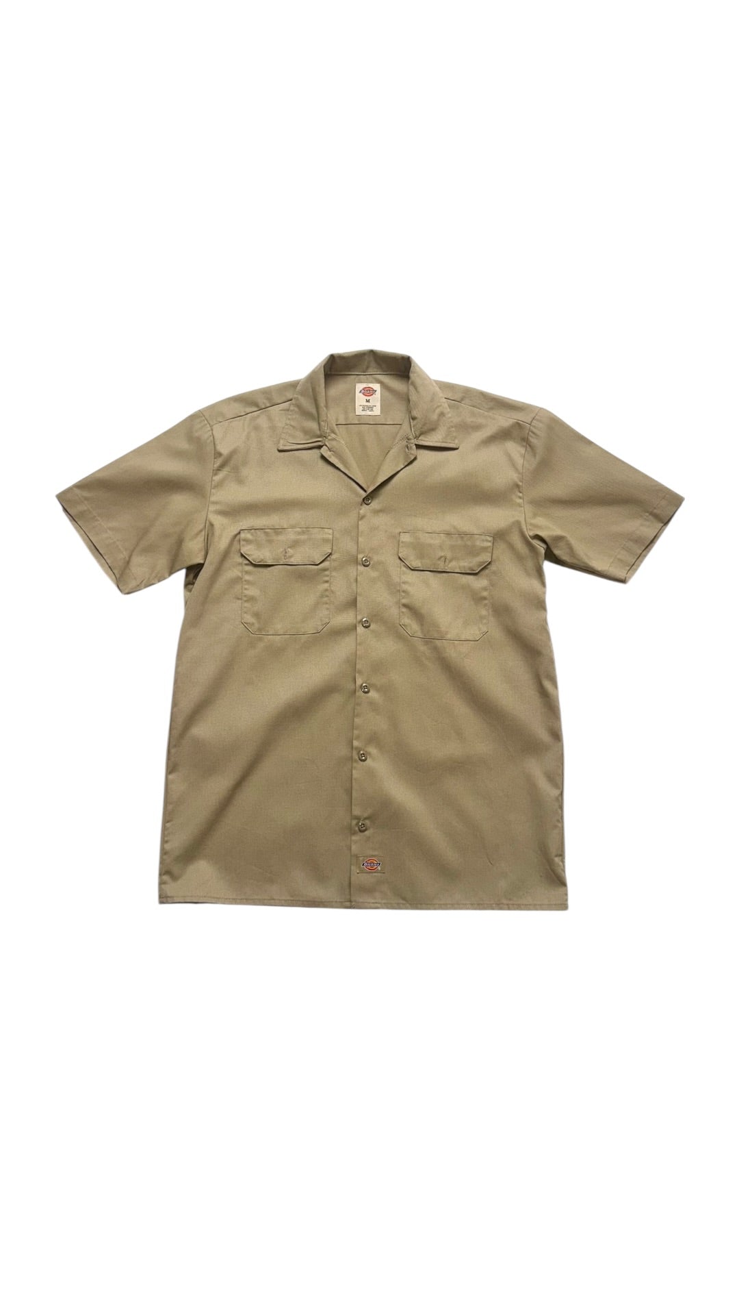 Beige Dickies Button Up Shirt
