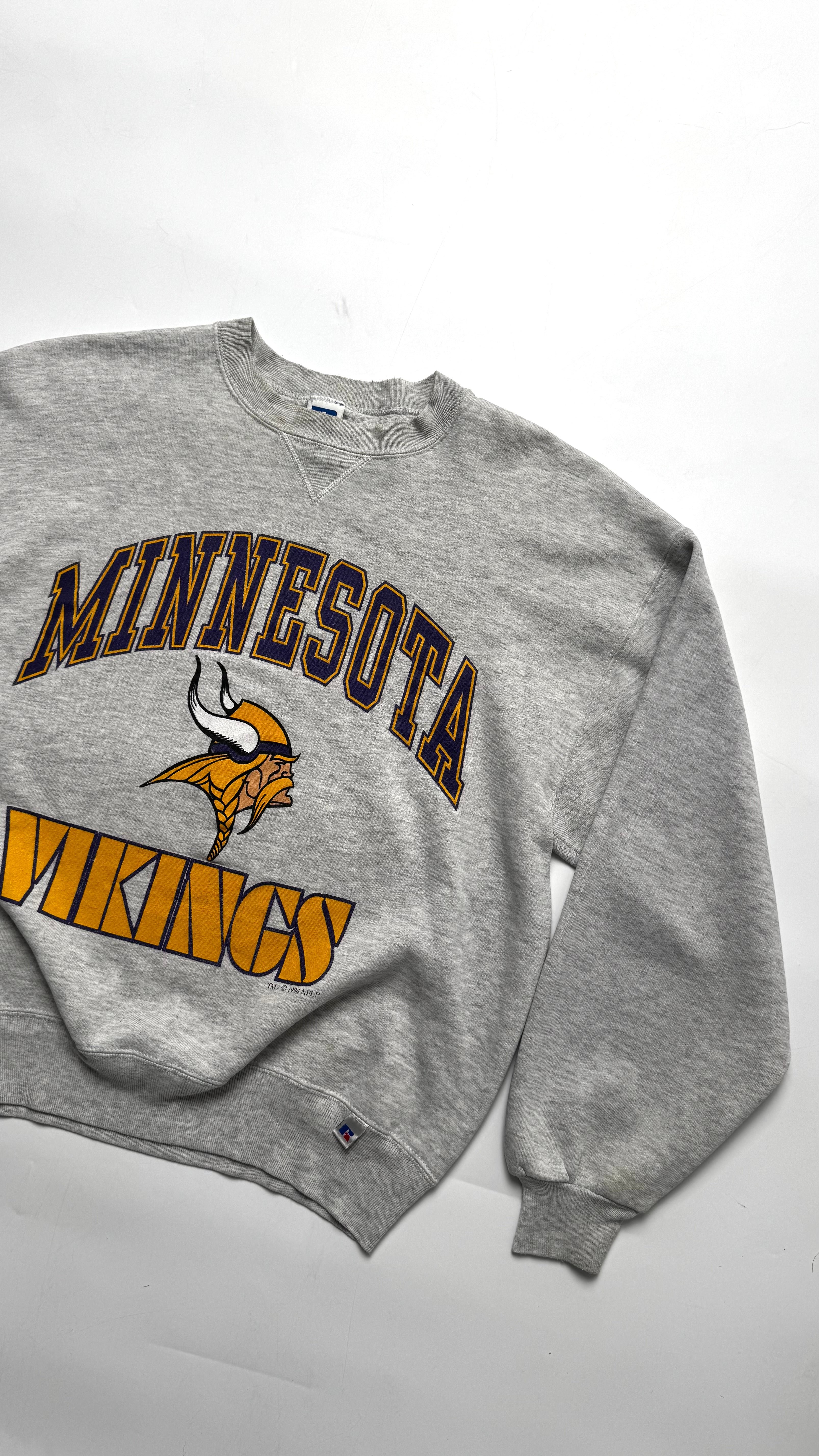 Vintage 1994 Minnesota Vikings Russell Tag Crewneck