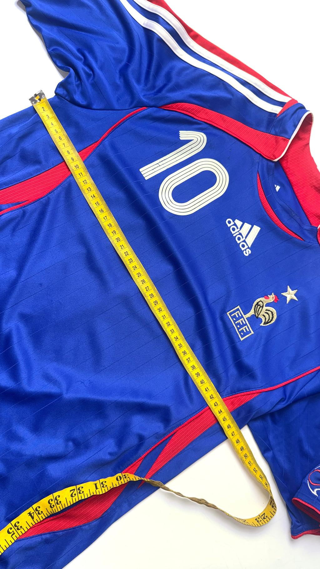 Vintage Adidas x France “ZIDANE” 2006 Blue jersey