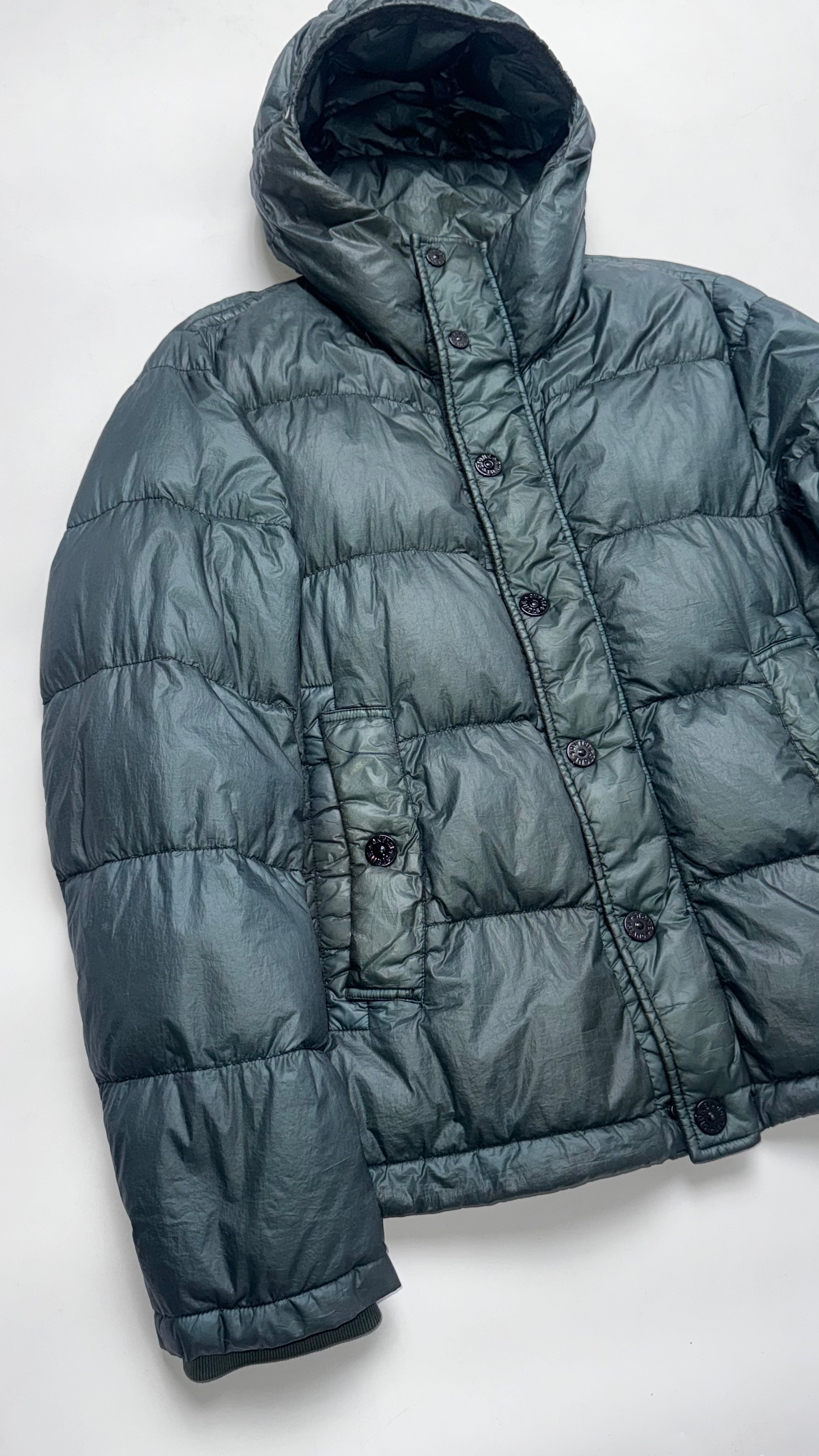 SS13 Stone Island Dark Green Puffer Jacket