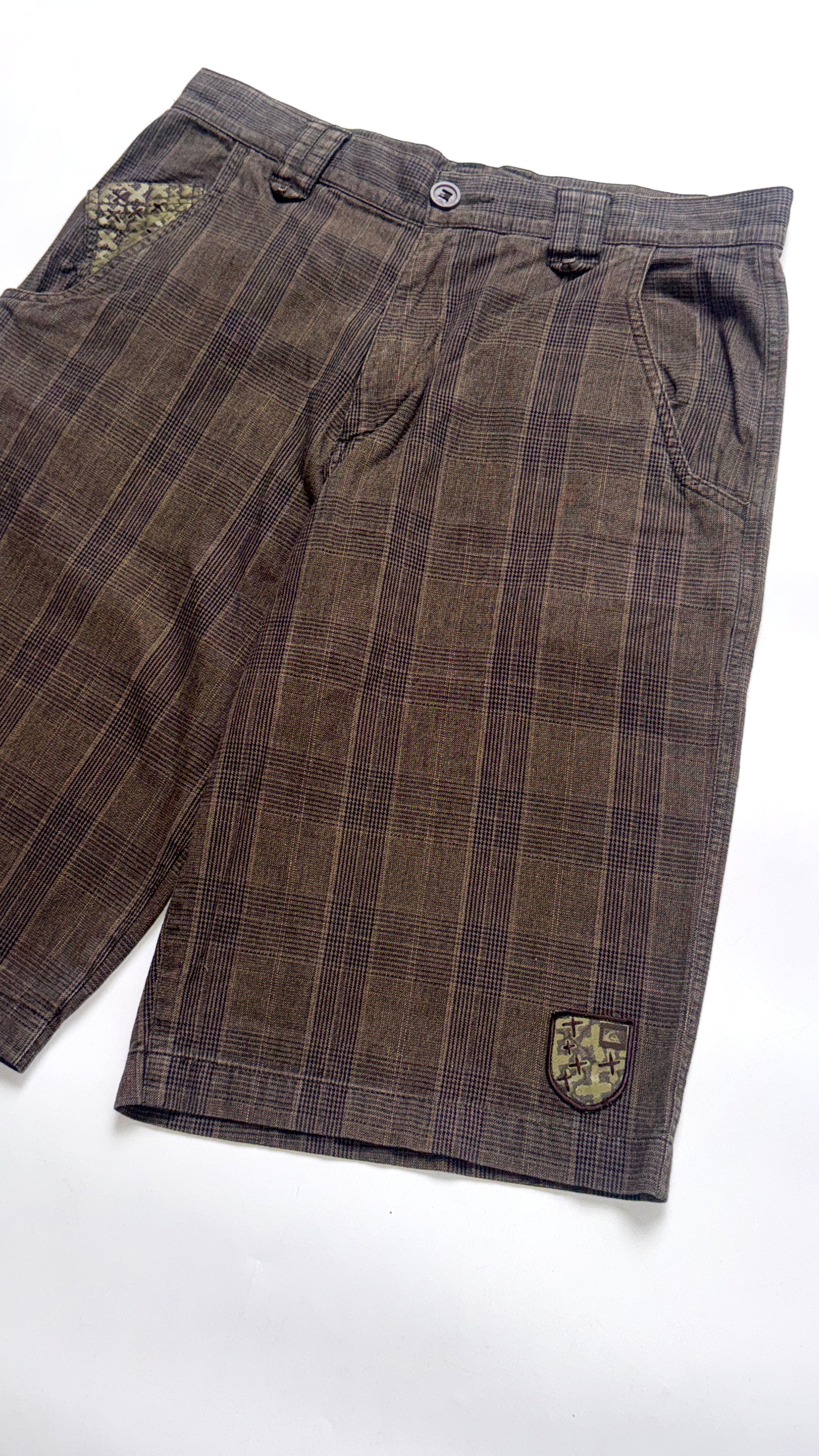 90s Quicksilver Brown Baggy Shorts