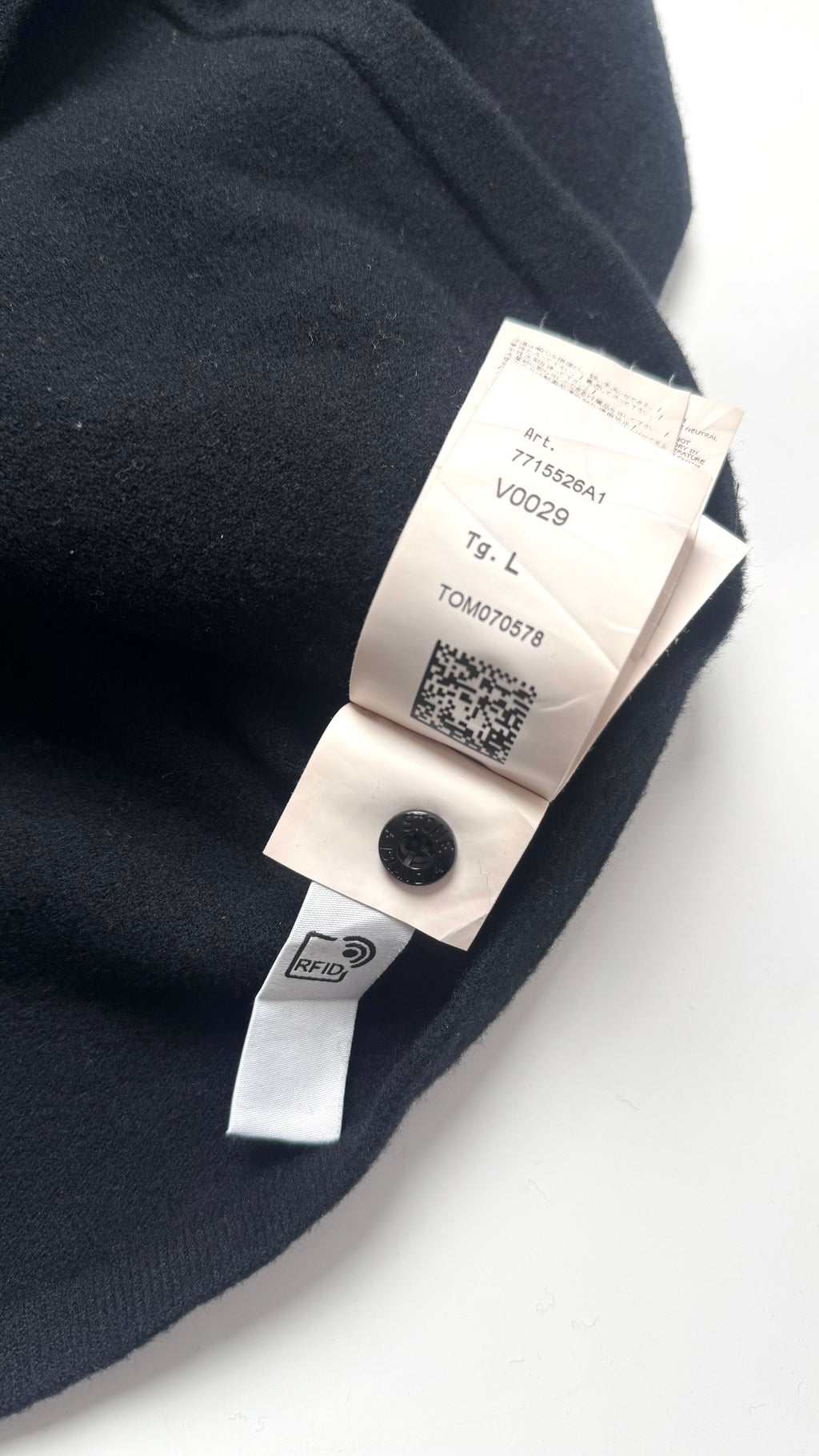 Vintage Black Stone Island Knitted Sweater