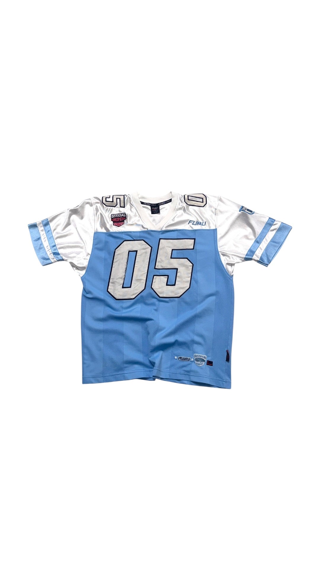2000s FUBU Baby Blue Jersey