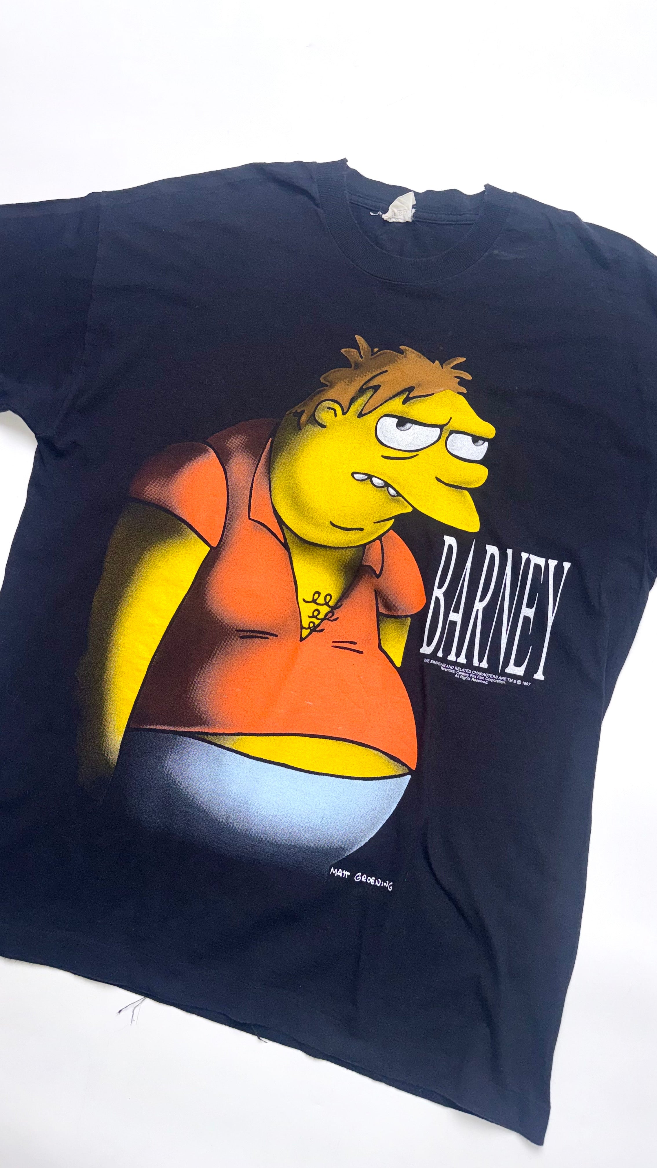 Vintage 1997 Simpsons “Barney” Graphic T shirt
