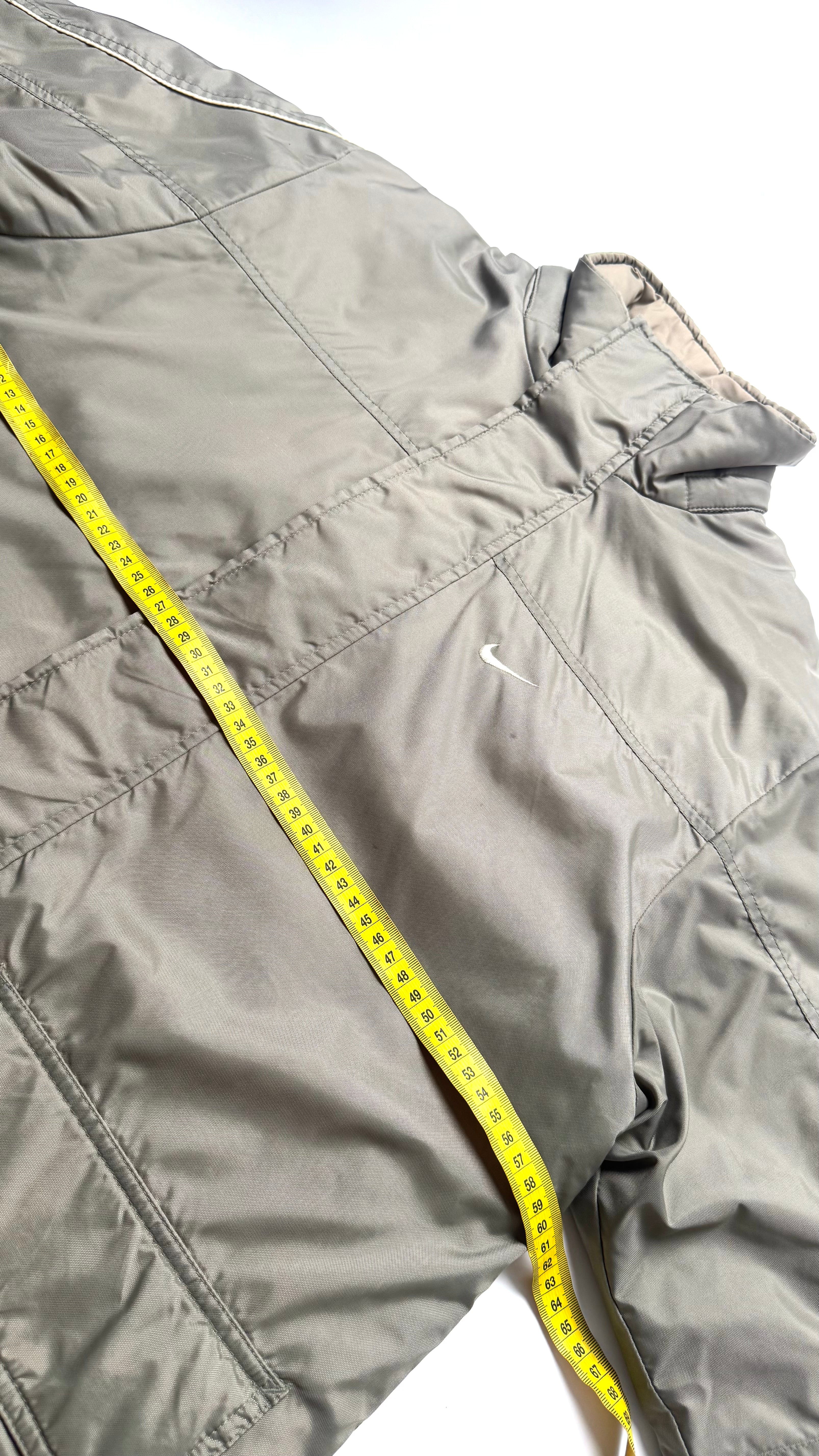 2000s Khaki Nike Lightweight winter jacket