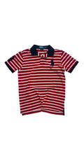 2000s Ralph Lauren Red Striped Polo tee