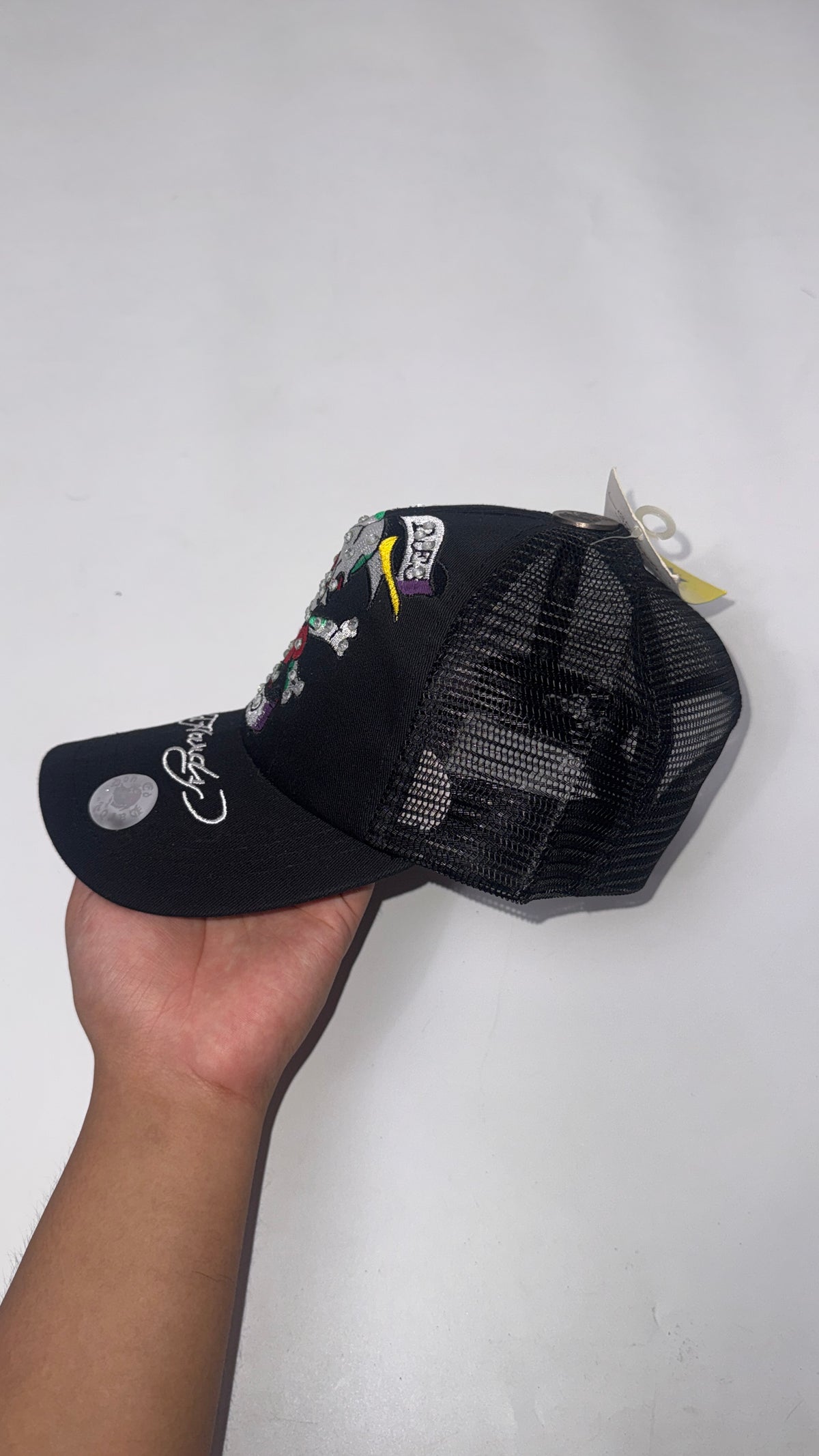 Y2K Ed hardy “Heart Skull” Cap