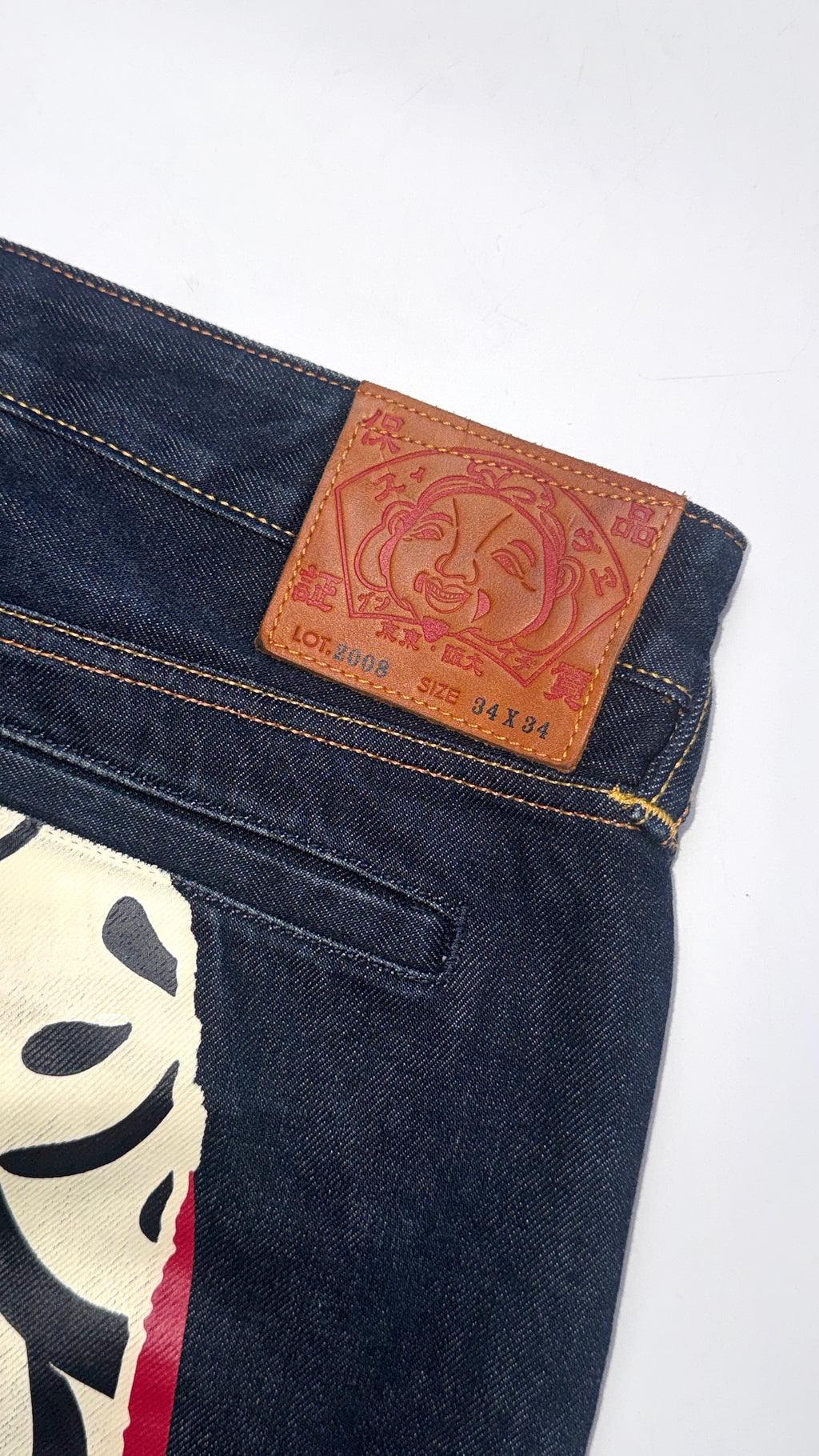 Vintage Evisu Daicock Lot 2008 W34 Straight Fit jeans