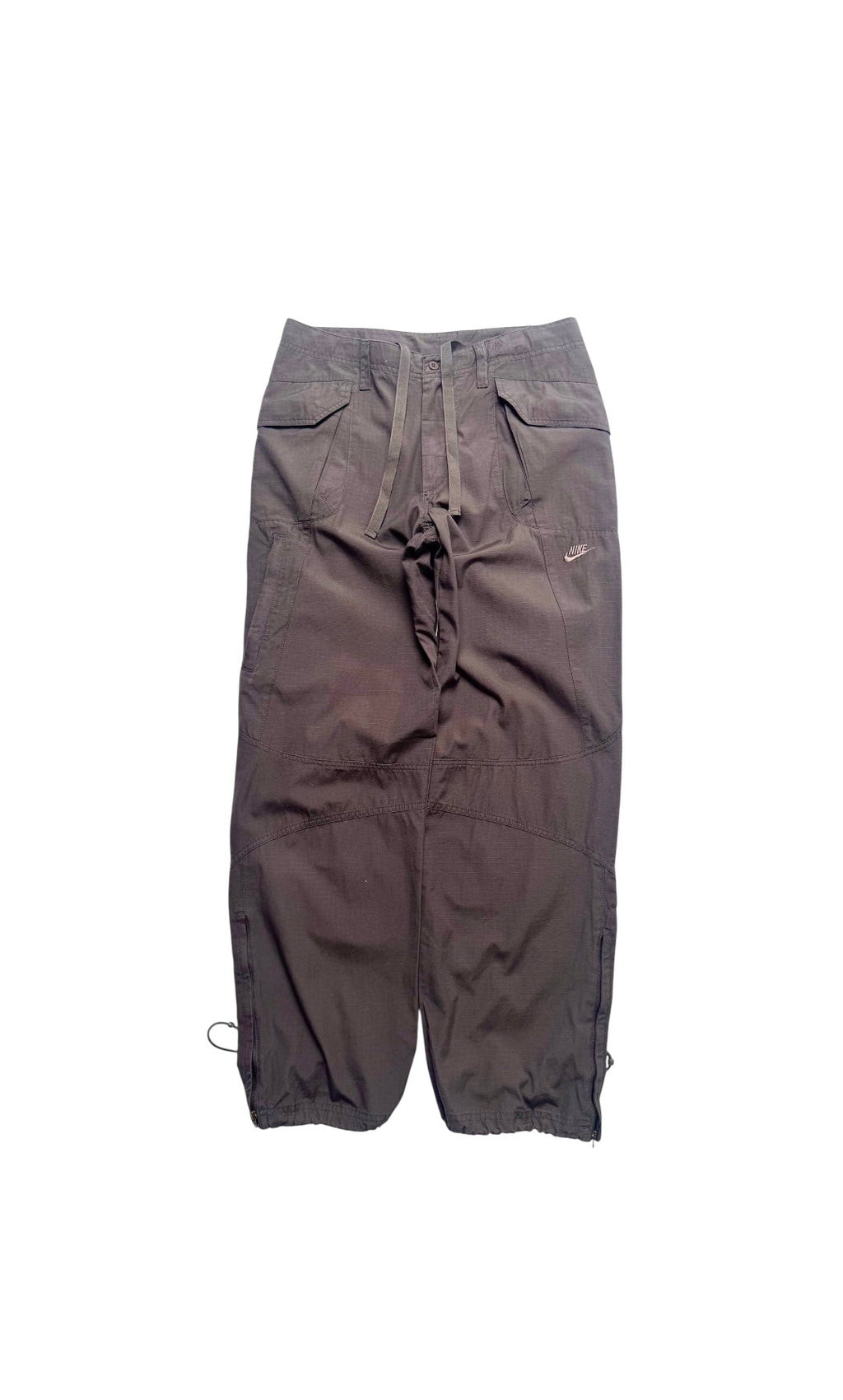 2000s Nike Brown Track Pants