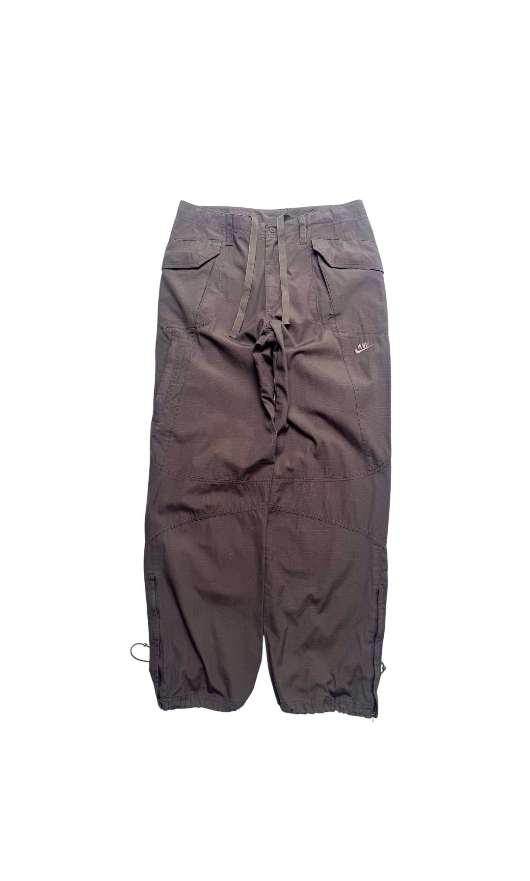 2000s Nike Brown Track Pants