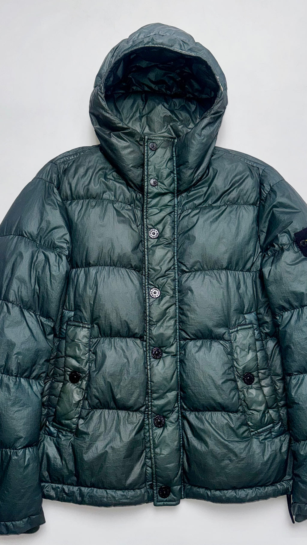 SS13 Stone Island Dark Green Puffer Jacket